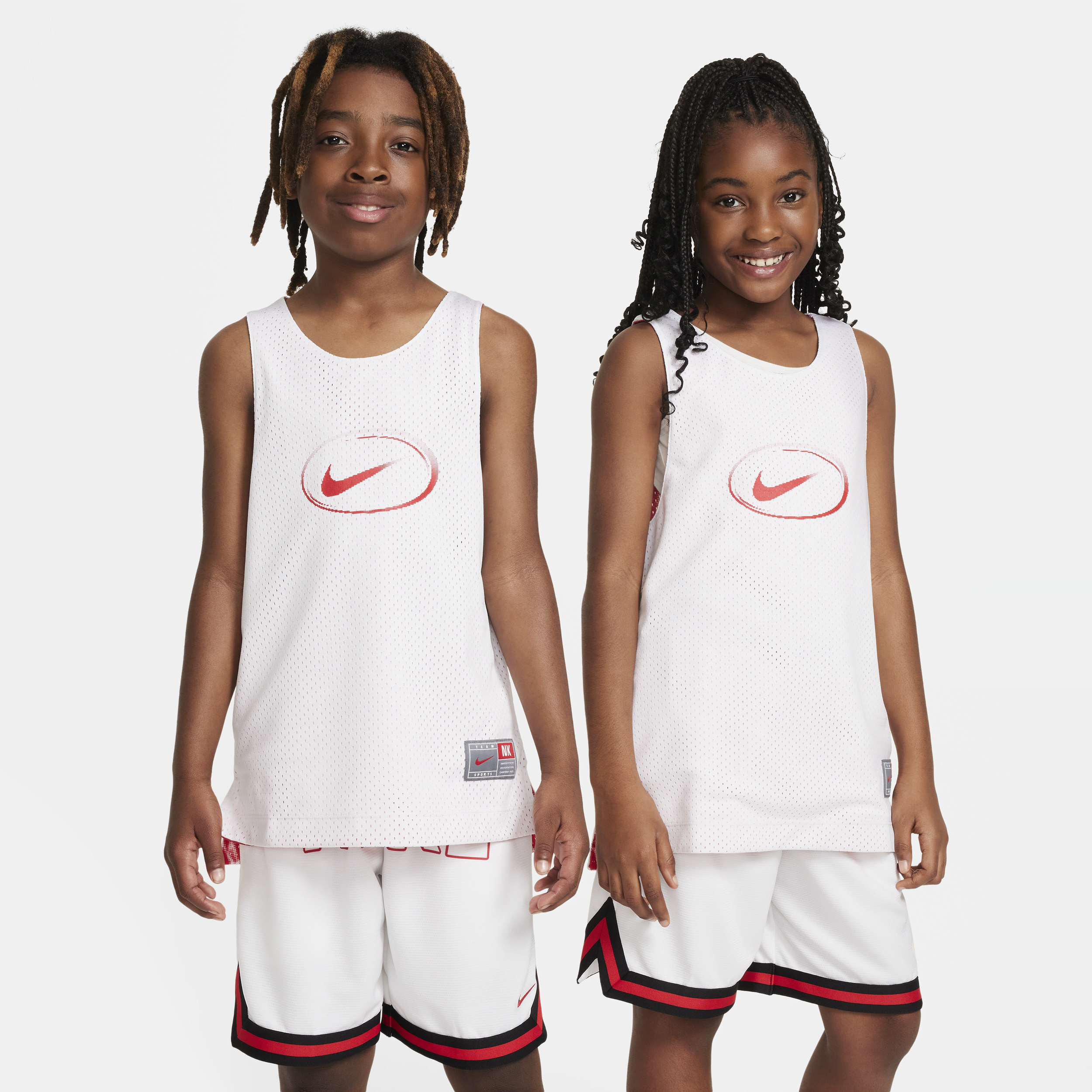 Nike Culture of Basketball omkeerbare jersey voor kids Wit