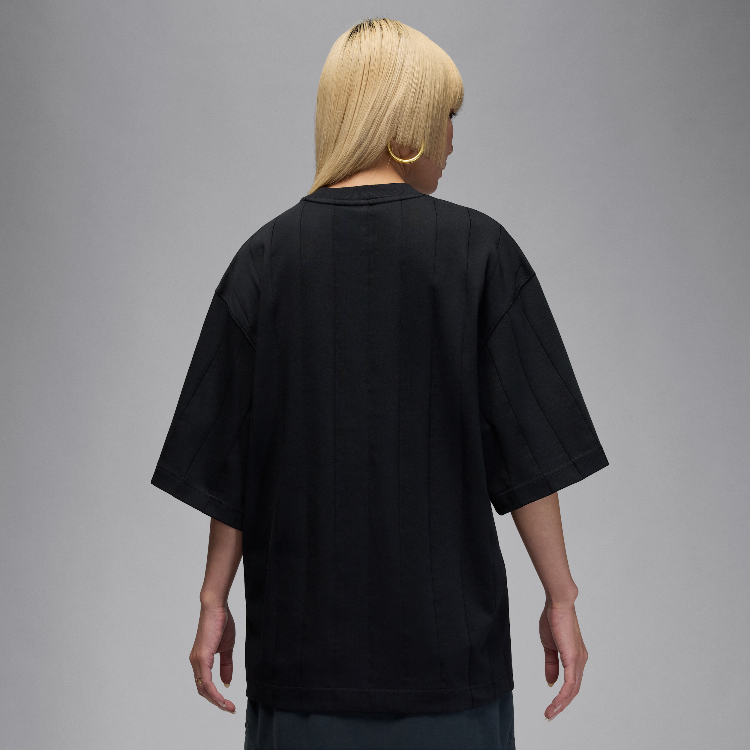 Thumbnail - Jordan Brooklyn Oberteil mit weiter Passform für Damen - Schwarz