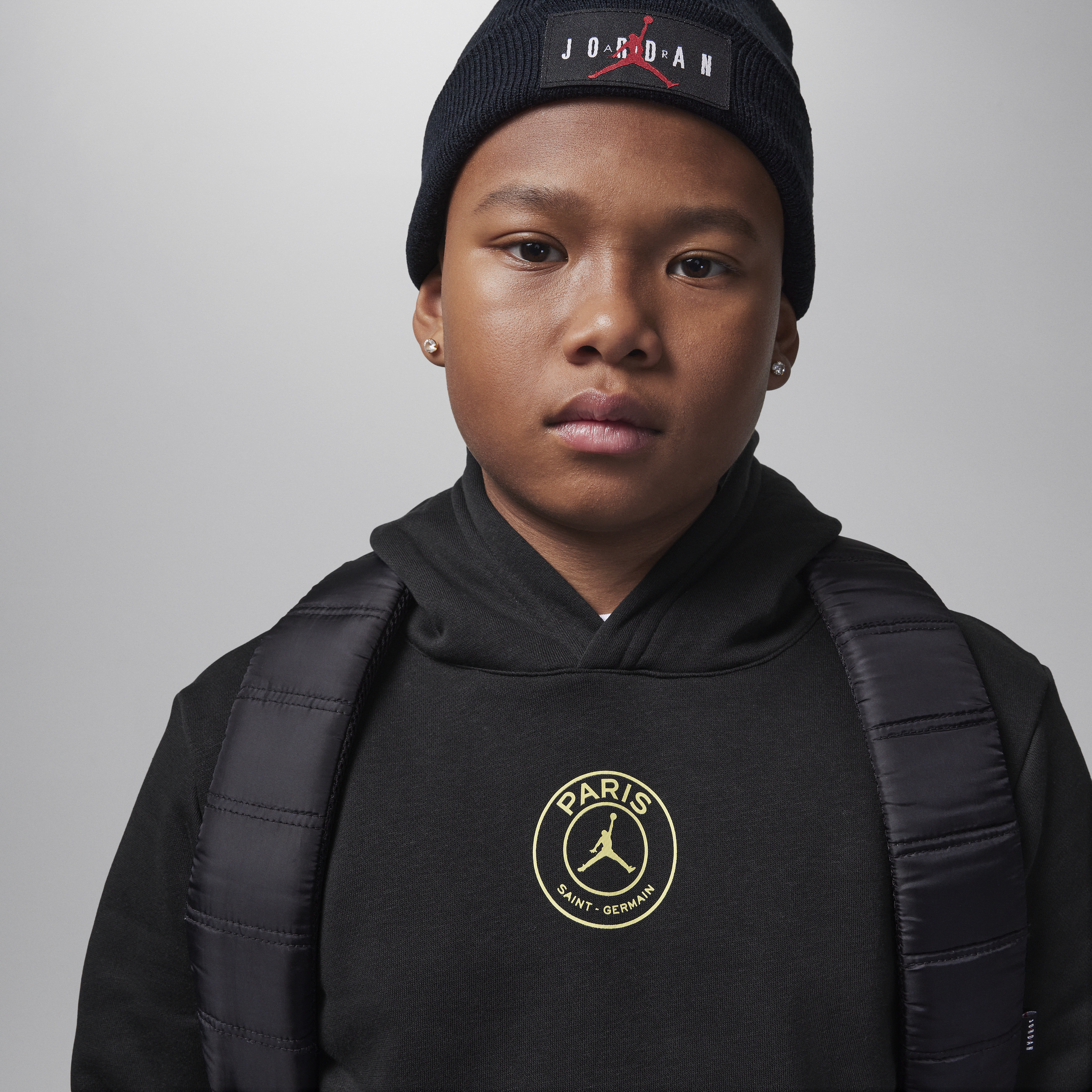 Jordan Paris Saint-Germain hoodie voor kids Zwart