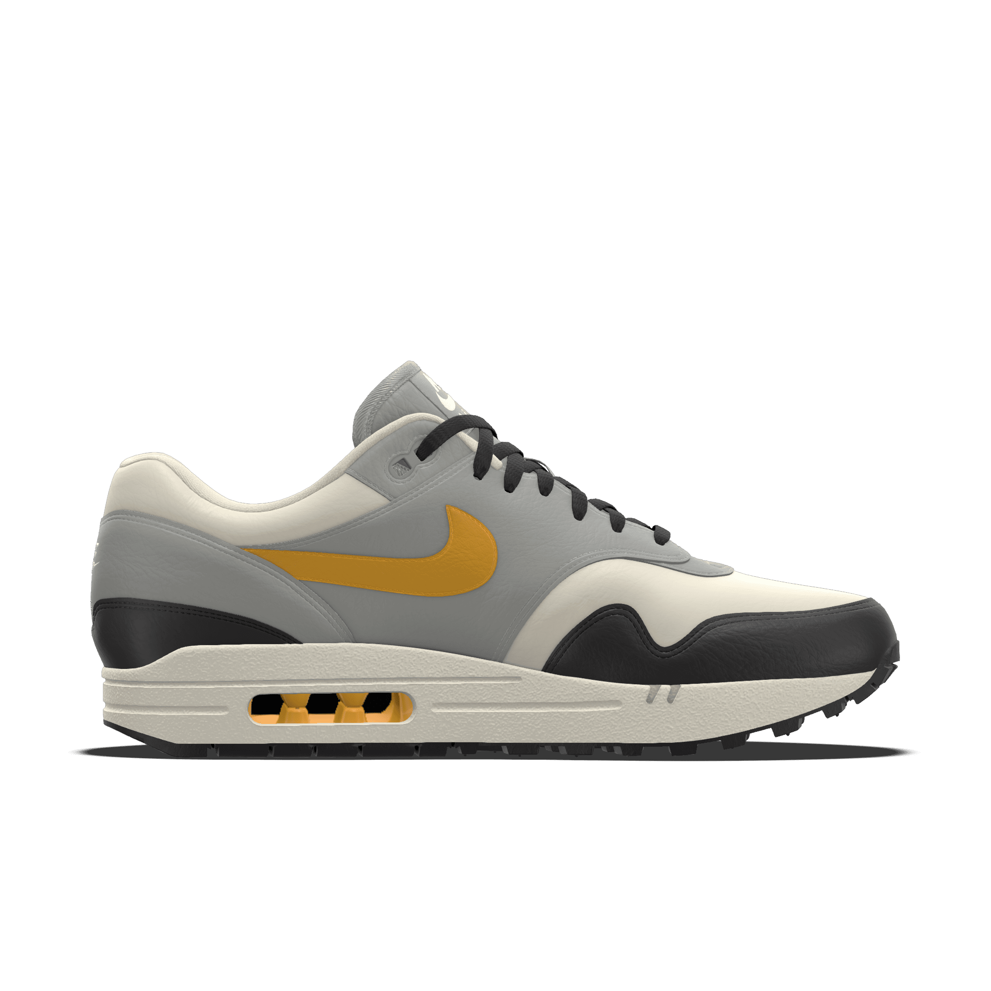 Chaussures personnalisables Nike Air Max 1 By You pour Homme - Gris - 2035800128