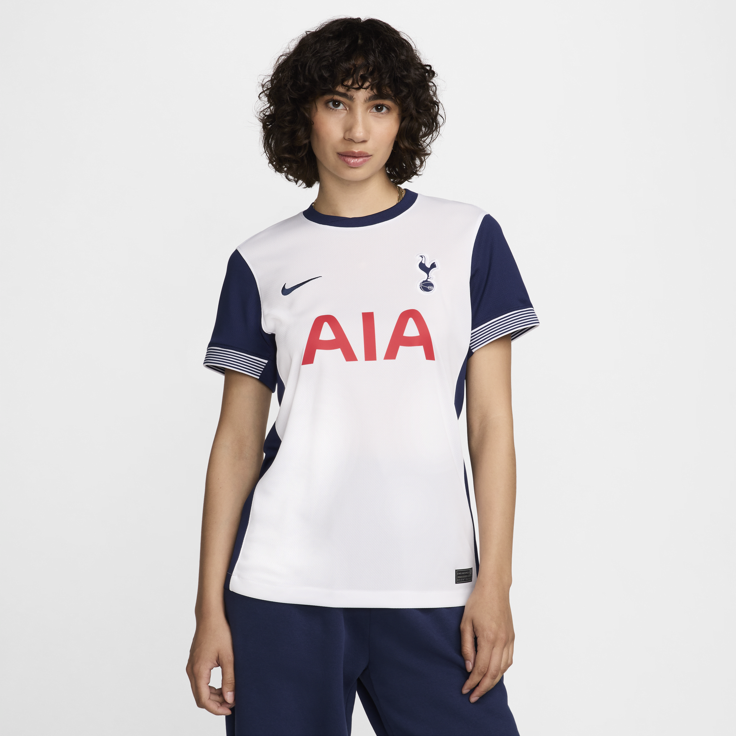 Nike Tottenham Hotspur 2024 Stadium Thuis Dri-FIT replica voetbalshirt voor dames Wit