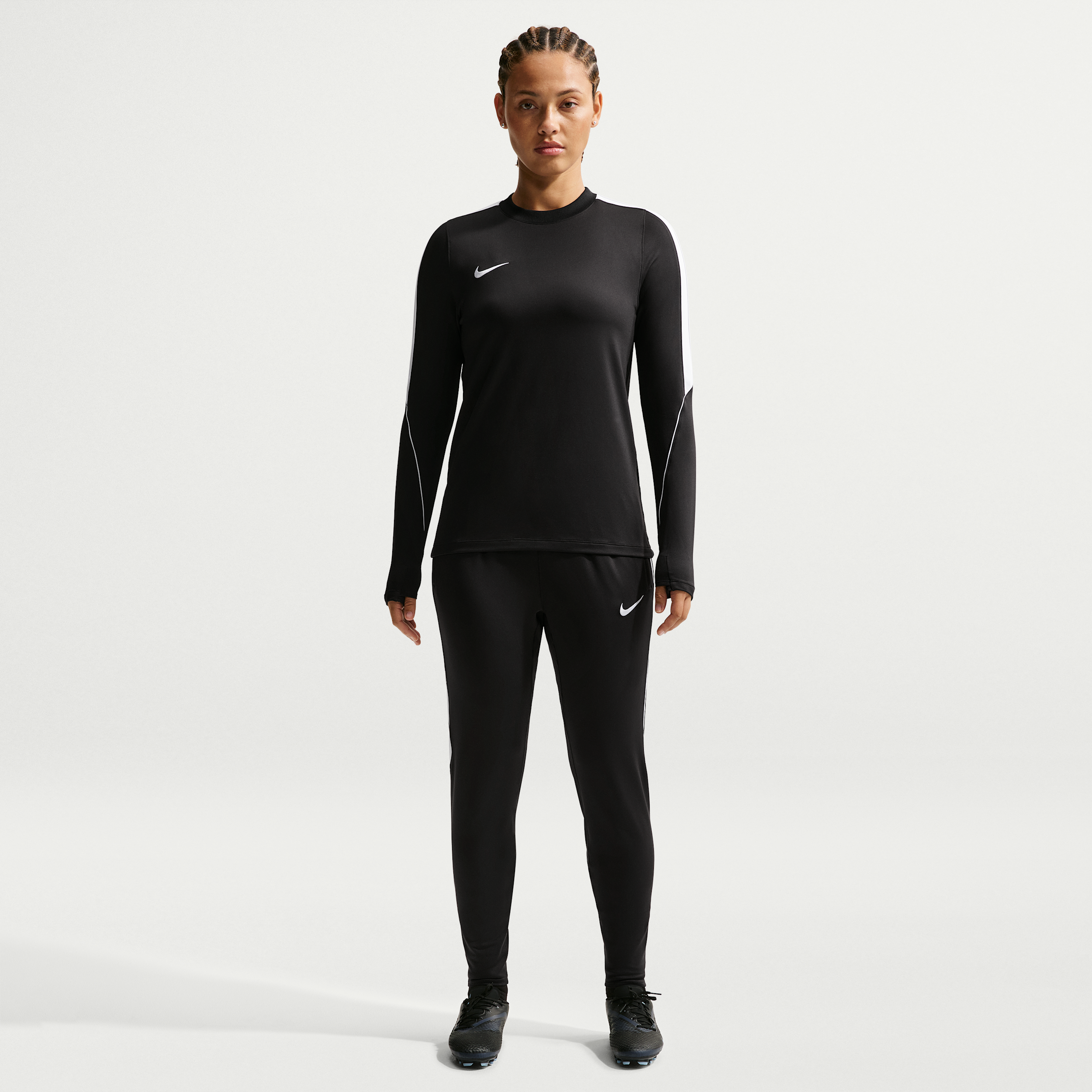 Thumbnail - Nike Strike Nike Dri-FIT Strick-Fußballhose (Damen) - Schwarz