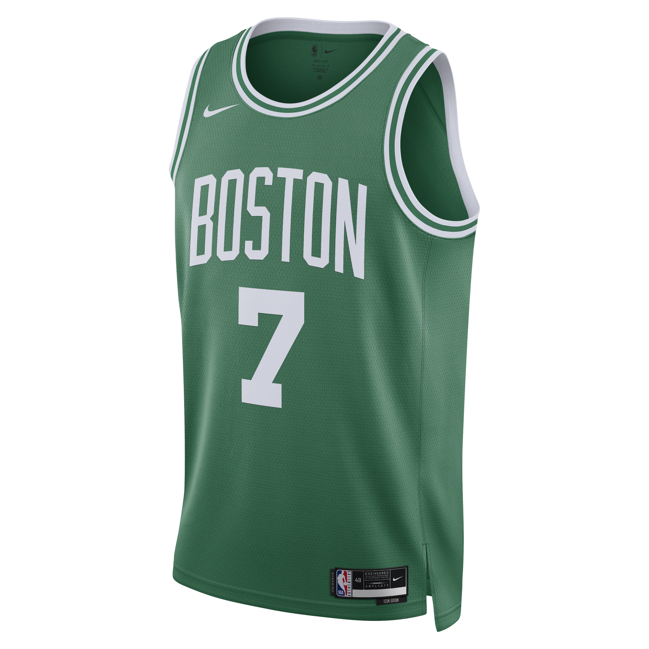 Boston Celtics Icon Edition 2022/23 Men's Nike Dri-FIT NBA Swingman Jersey - Green - Recycled Polyester - 50% Recycled Polyester