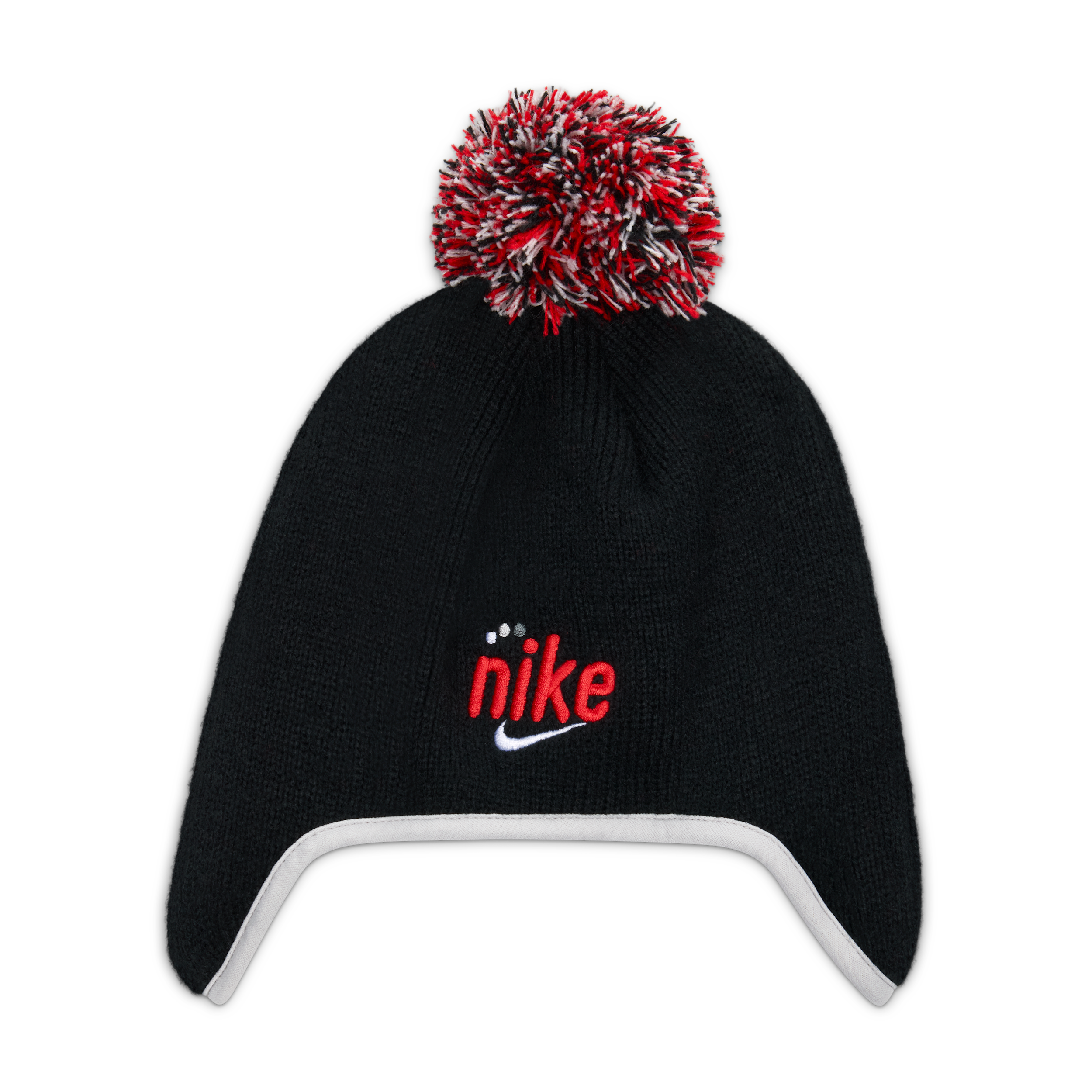 Thumbnail - Nike Play For All 2-teiliges Peak Beanie-Set (Kleinkinder) - Schwarz