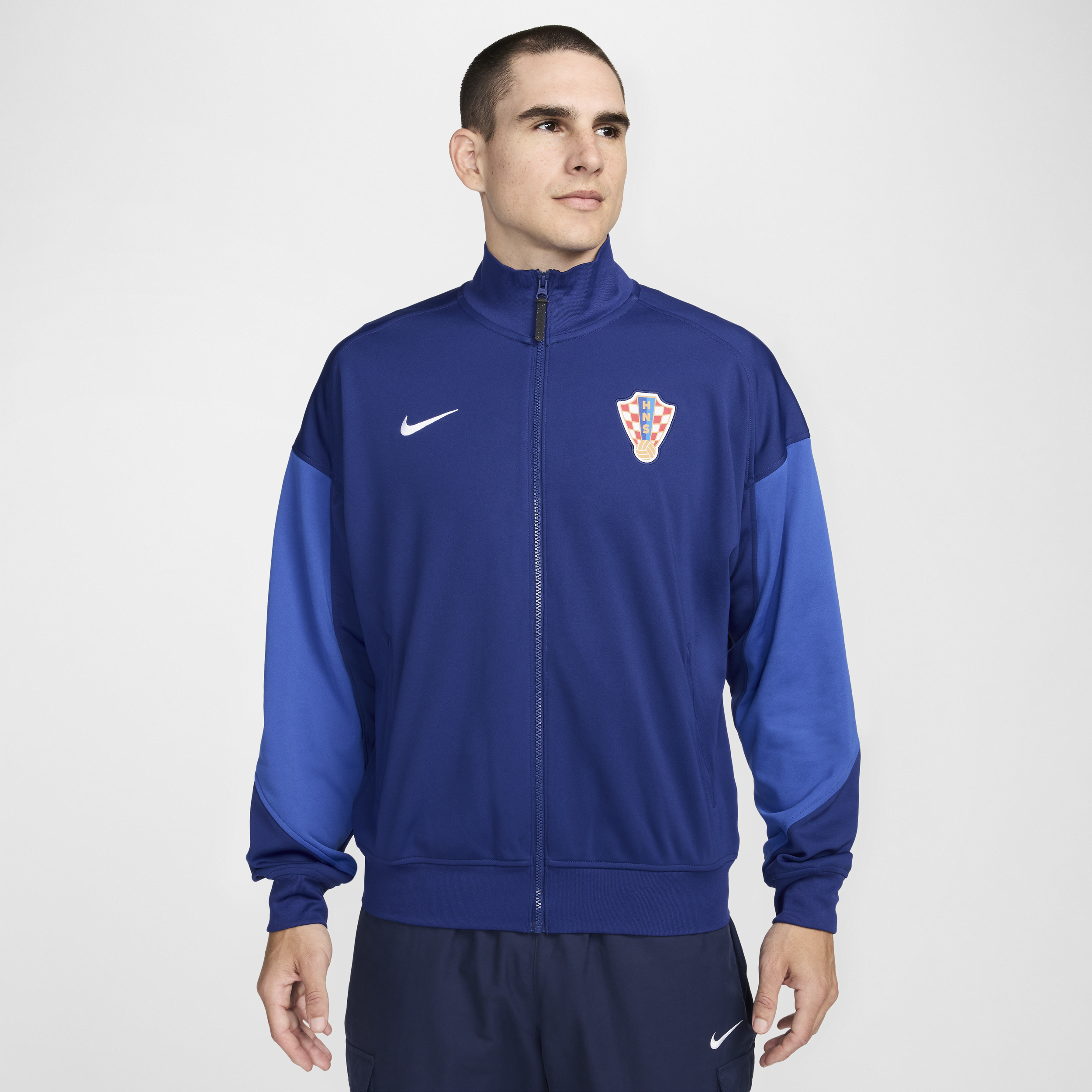 Veste de foot Nike Croatie Academy Pro pour homme - Bleu