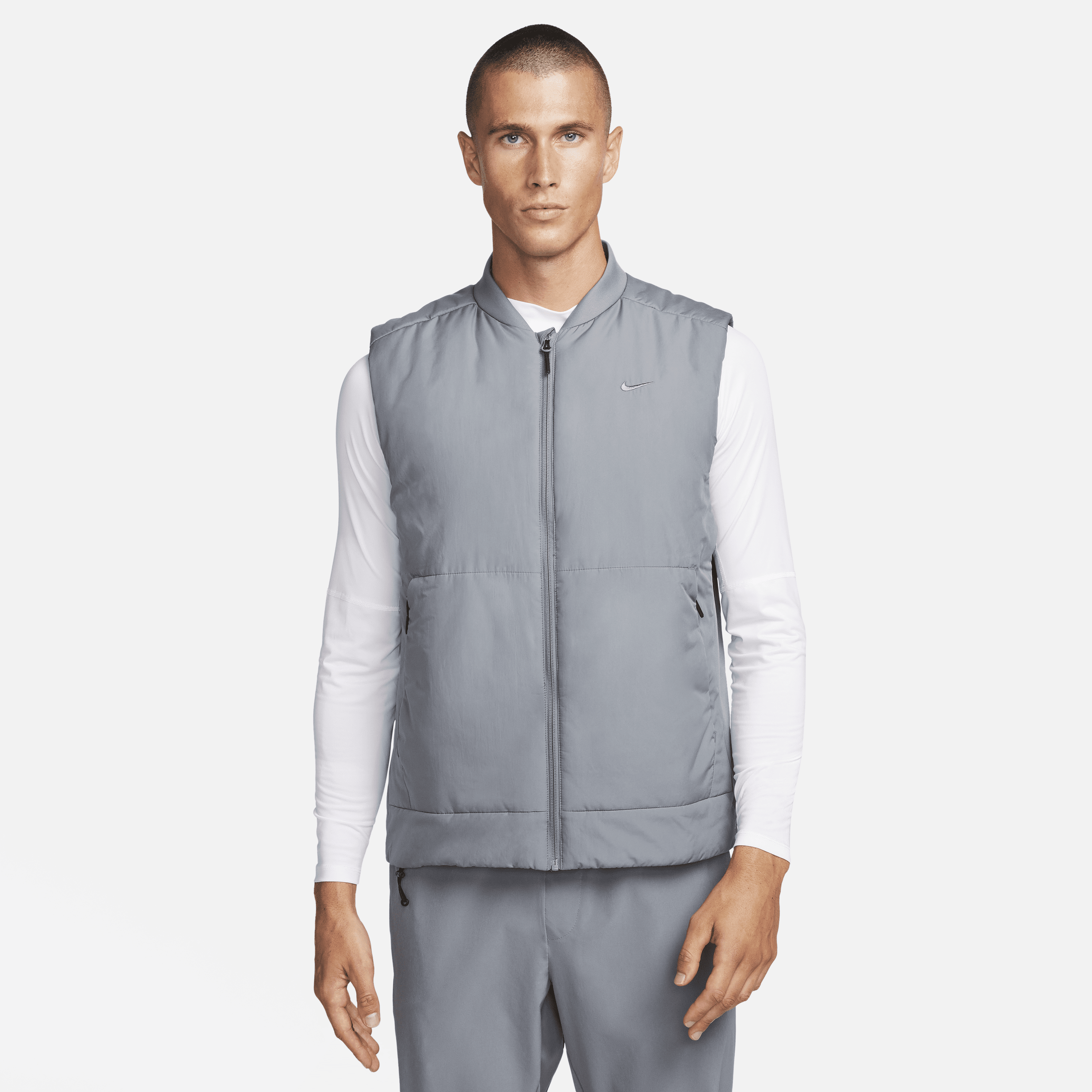 Thumbnail - Nike Therma-FIT Unlimited Herren-Trainingsweste - Grau