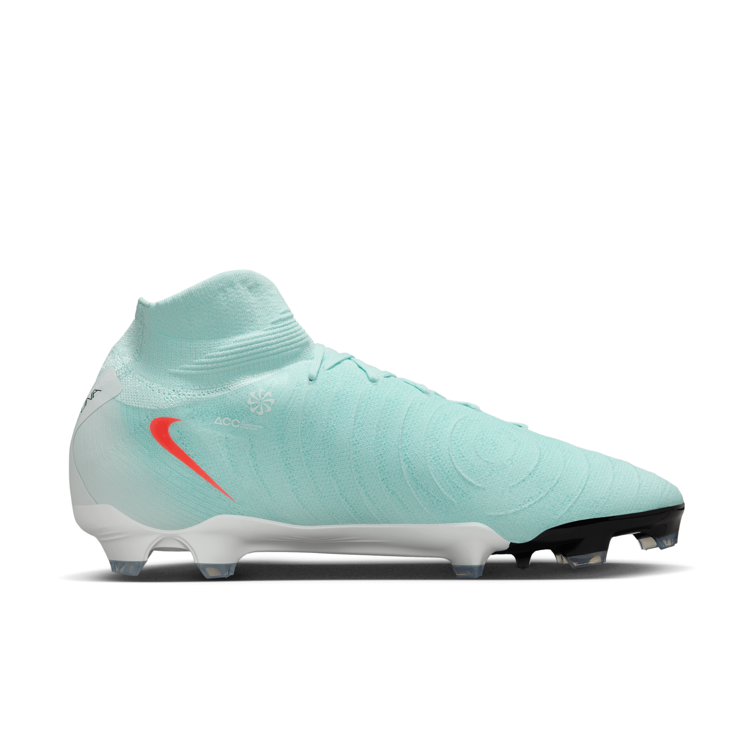 Chaussure de foot montante à crampons pour terrains secs - Vert