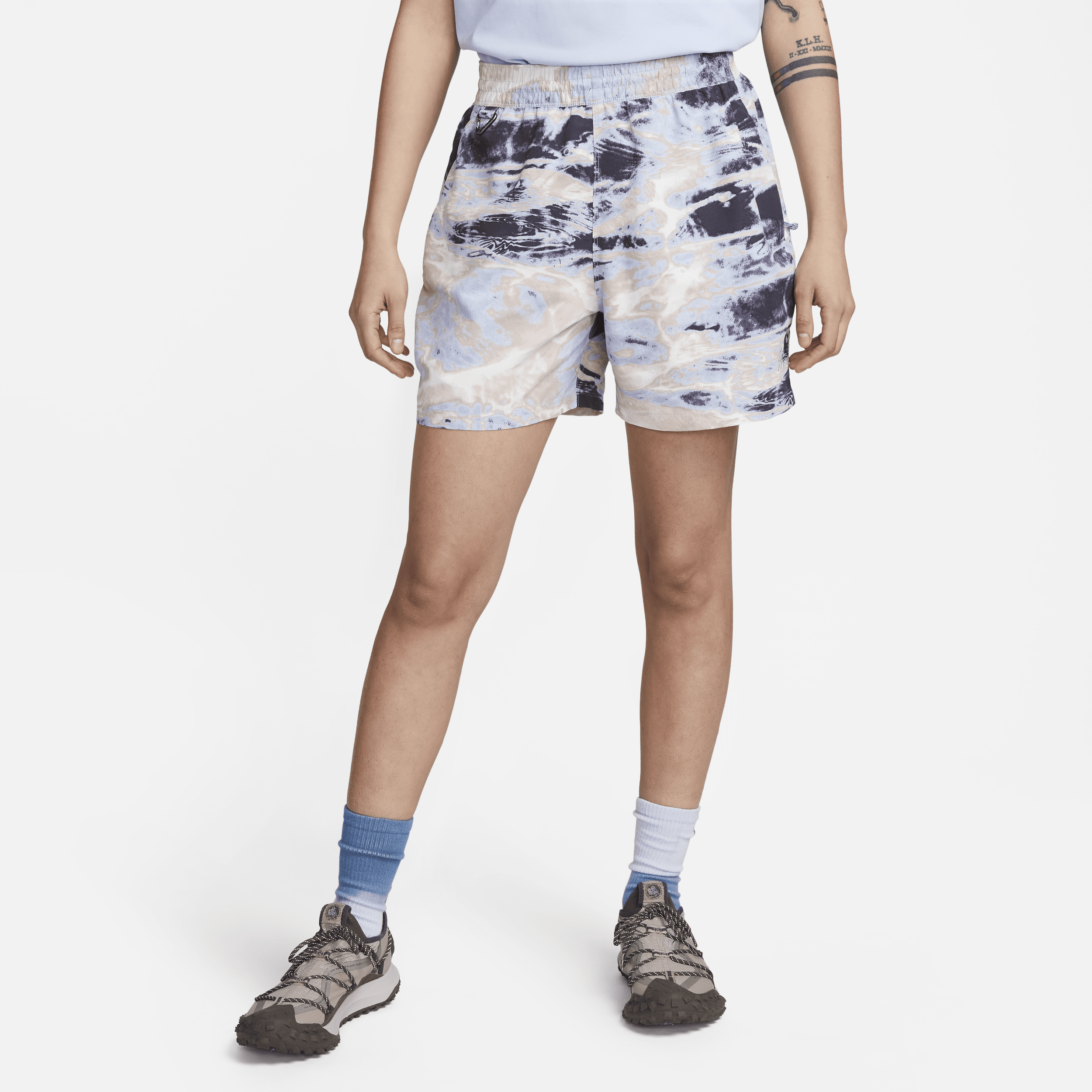 Short imprimé Nike ACG pour femme - Gris