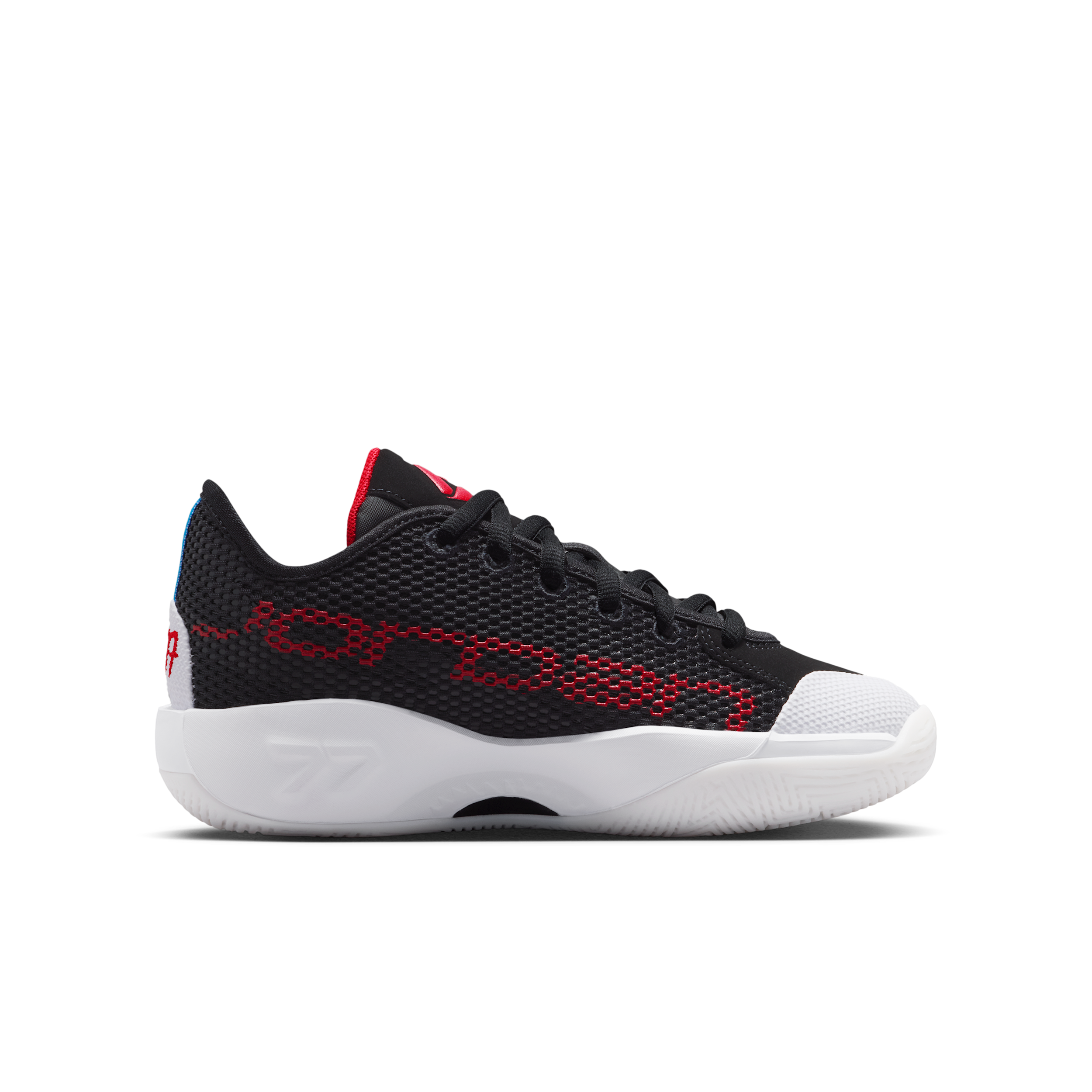 Thumbnail - Luka 77 "Bred" Basketballschuh (ältere Kinder) - Schwarz