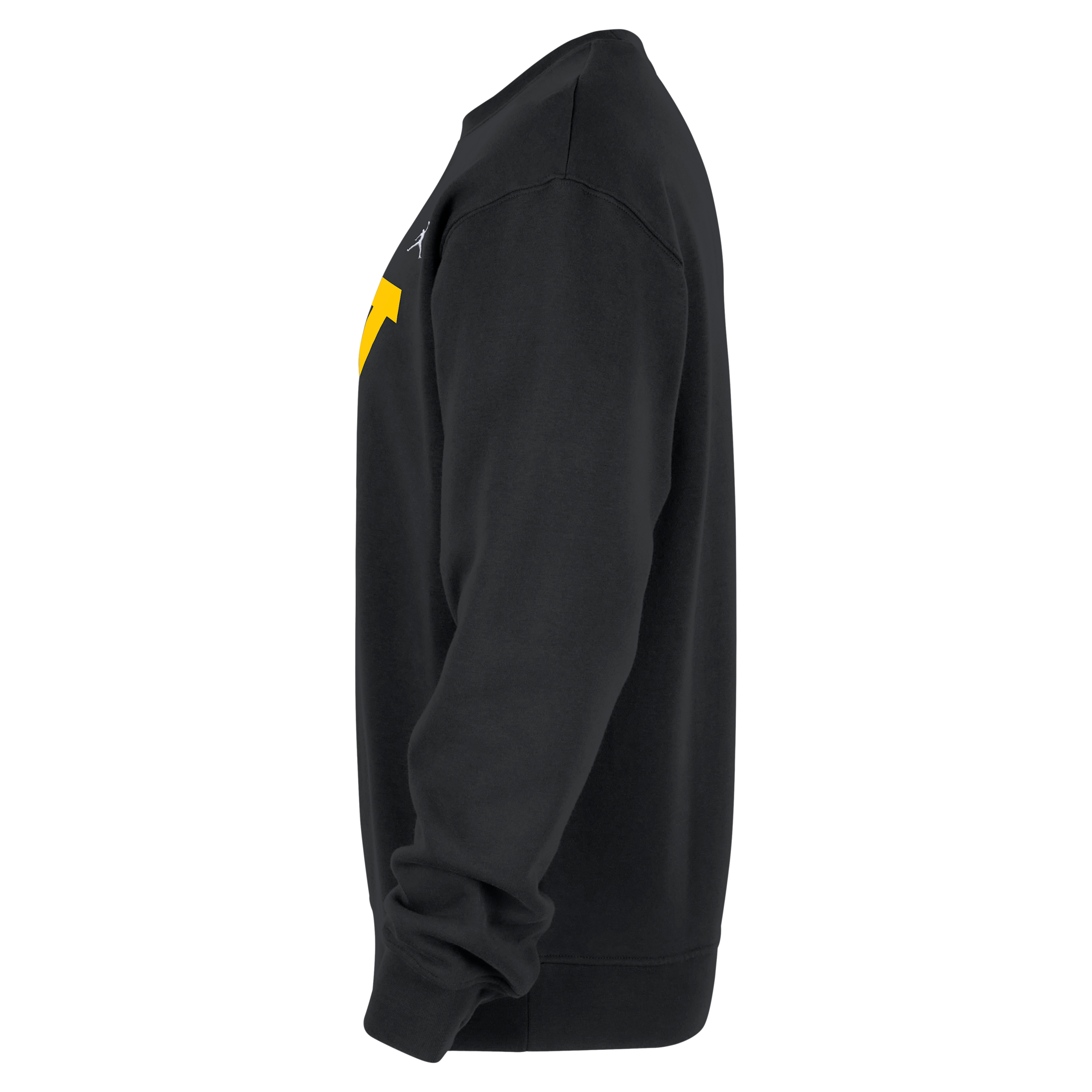 Thumbnail - Golden State Warriors Statement Essentials Jordan NBA Fleece Rundhals-Sweatshirt (Herren) - Schwarz