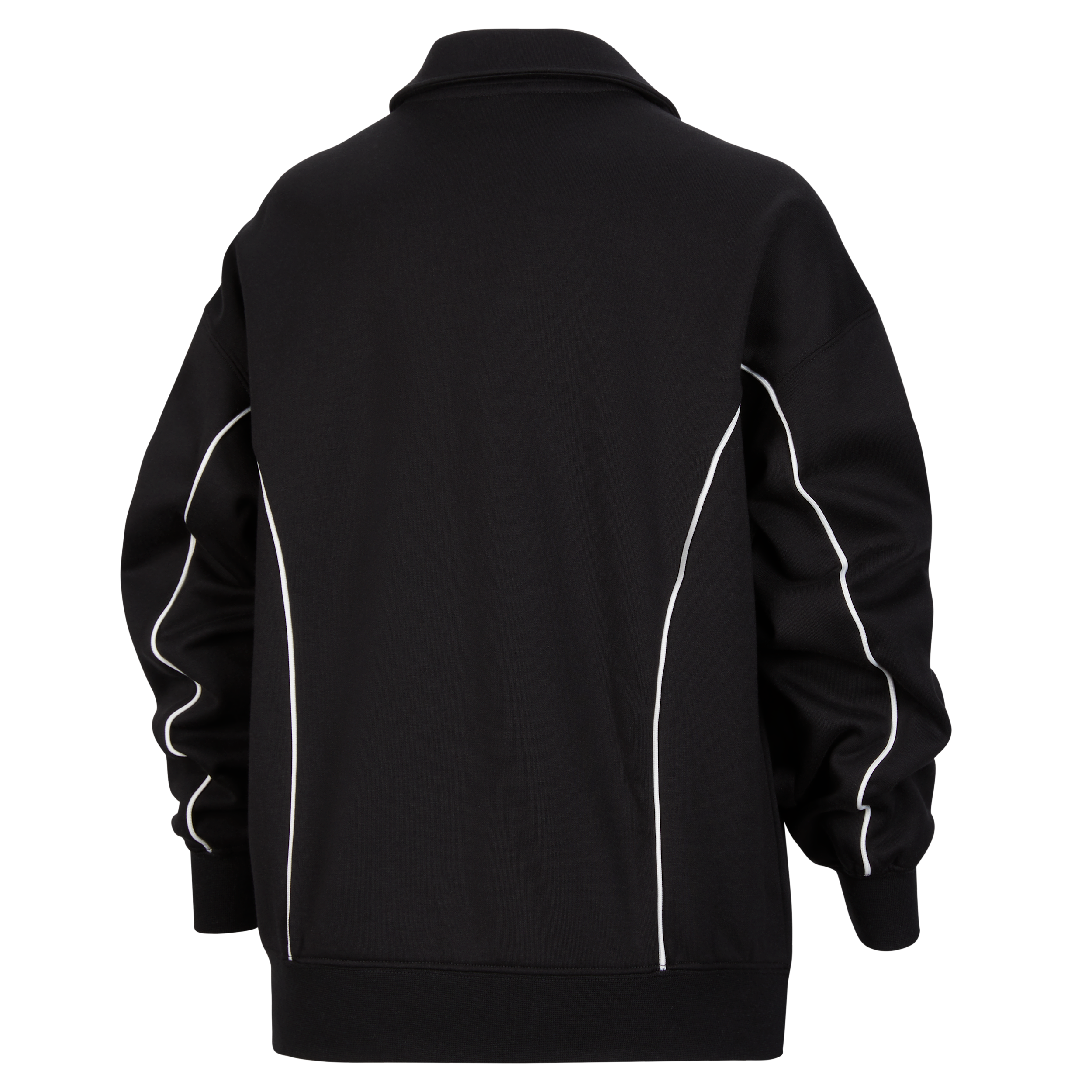 Thumbnail - Jordan Mountainside Fleece-Oberteil mit Halbreißverschluss (ältere Kinder) - Schwarz