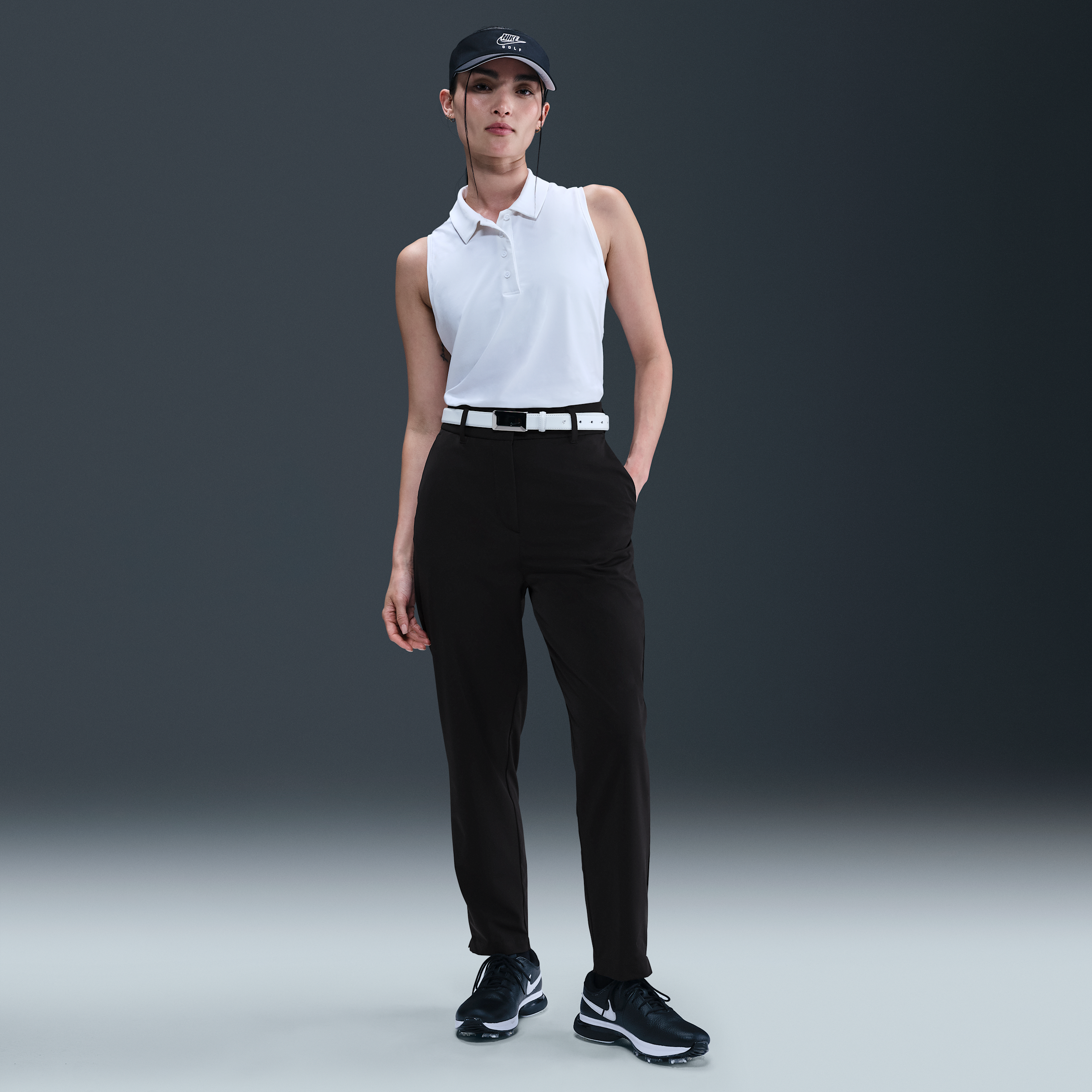 Thumbnail - Nike Tour Dri-FIT Golfhose (Damen) - Schwarz