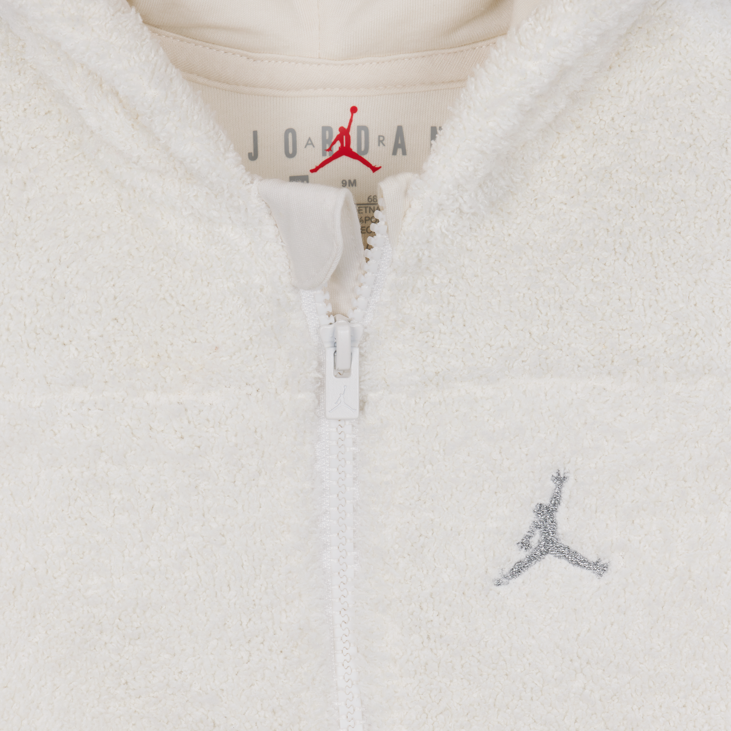 Thumbnail - Jordan Mountainside Bouclé Coverall (Babys, 0–9 M) - Weiß