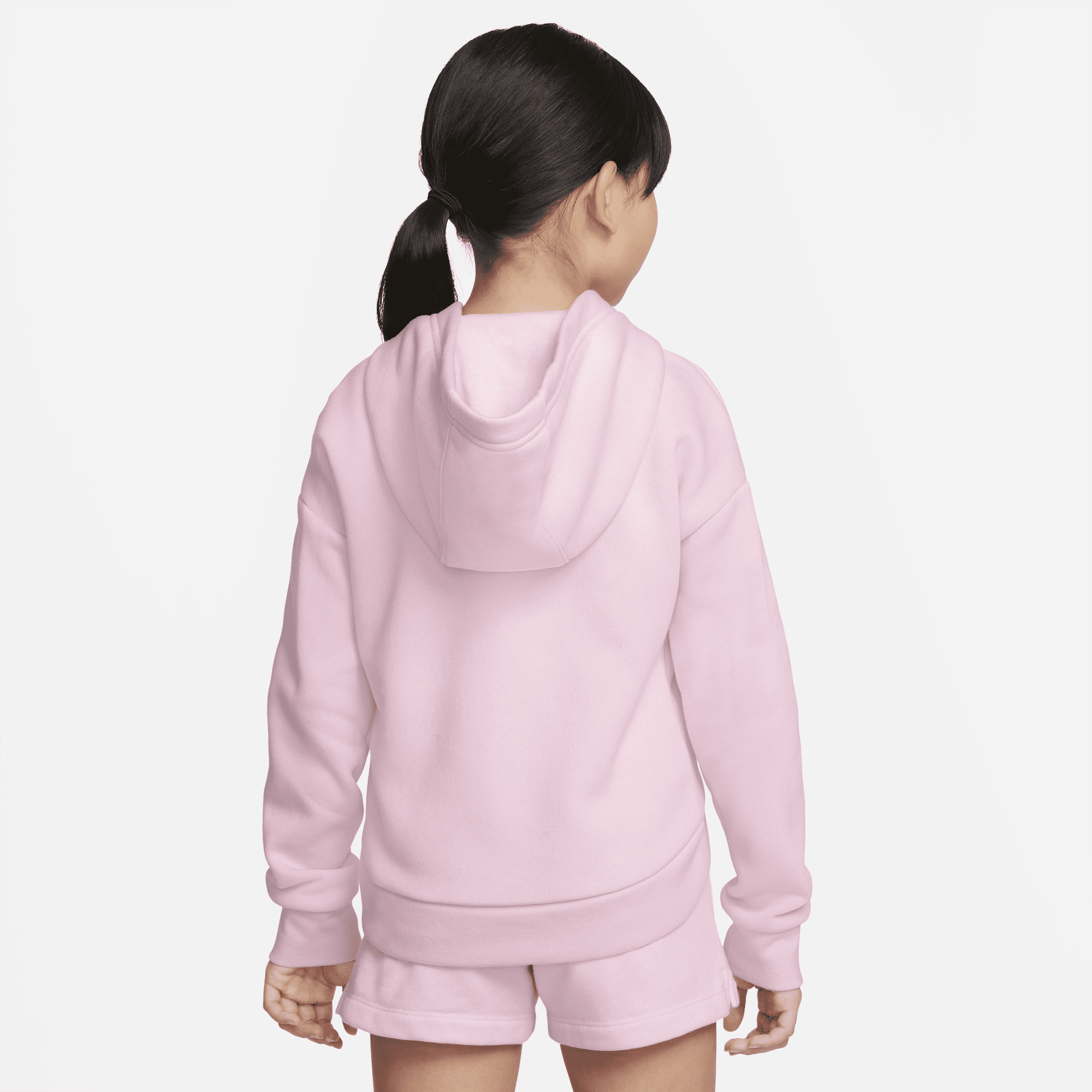 Thumbnail - Nike Club Fleece Hoodie mit durchgehendem Reißverschluss für jüngere Kinder - Pink