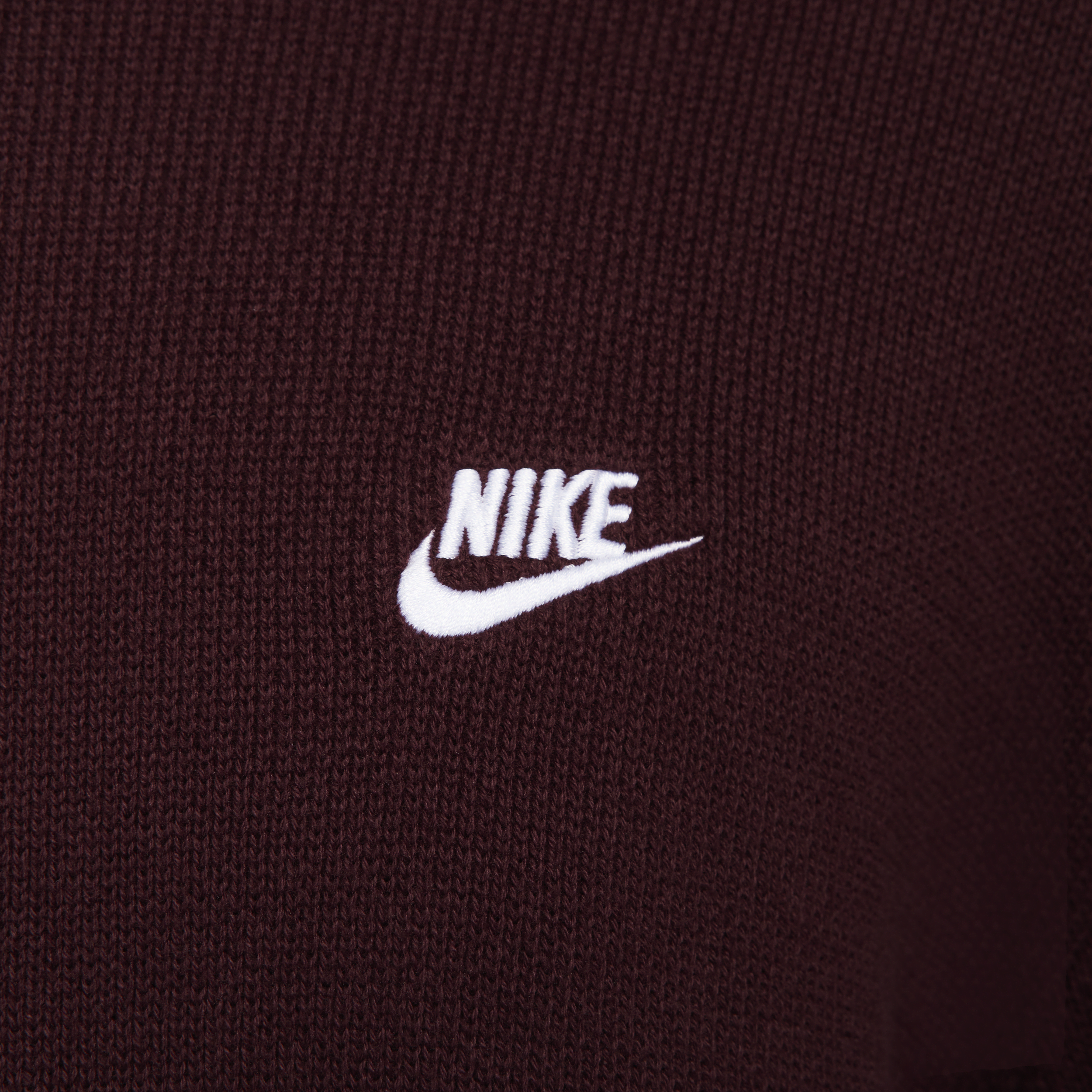 Pull à col ras-du-cou Nike Club pour homme - Rouge