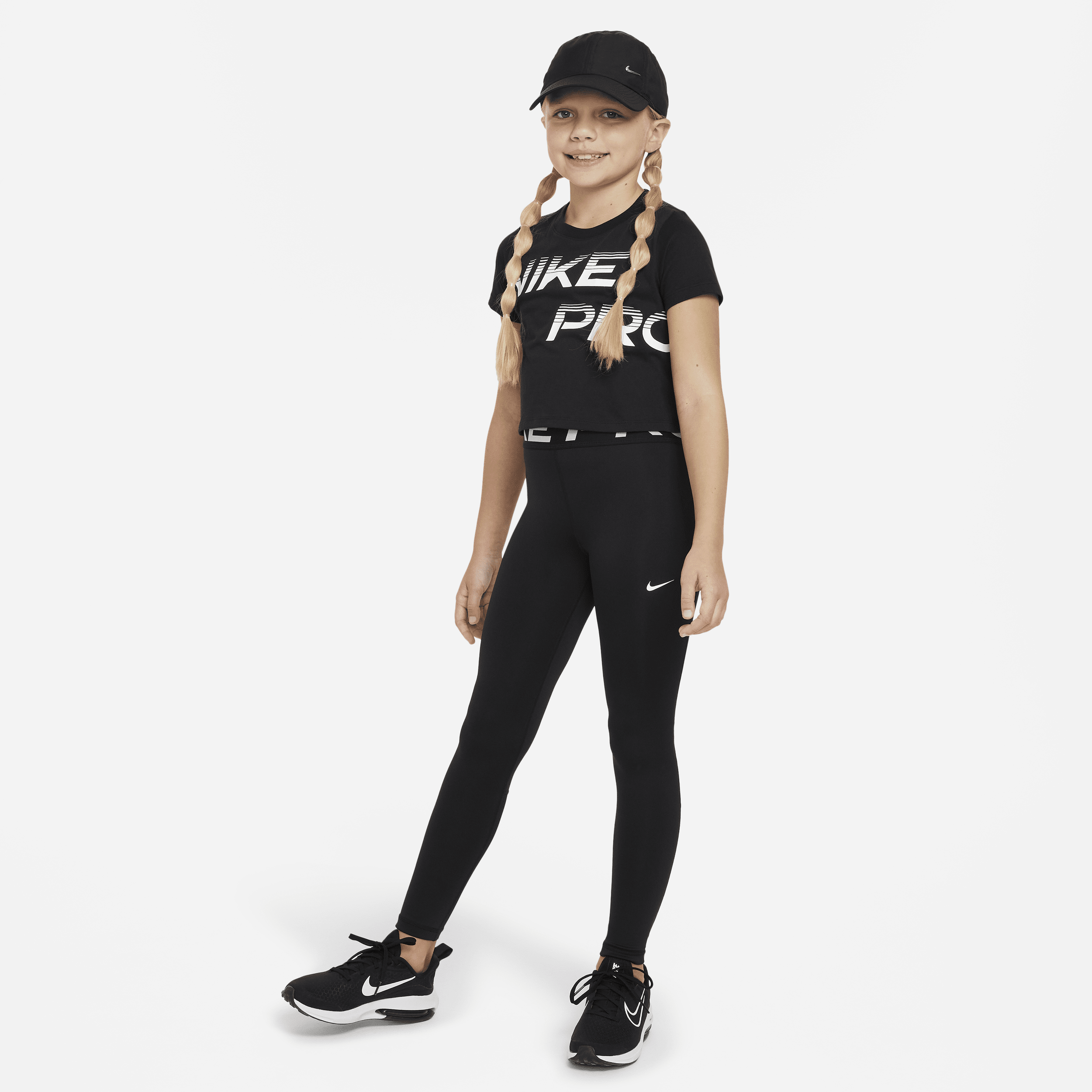 Nike Pro Dri-FIT legging voor meisjes Zwart