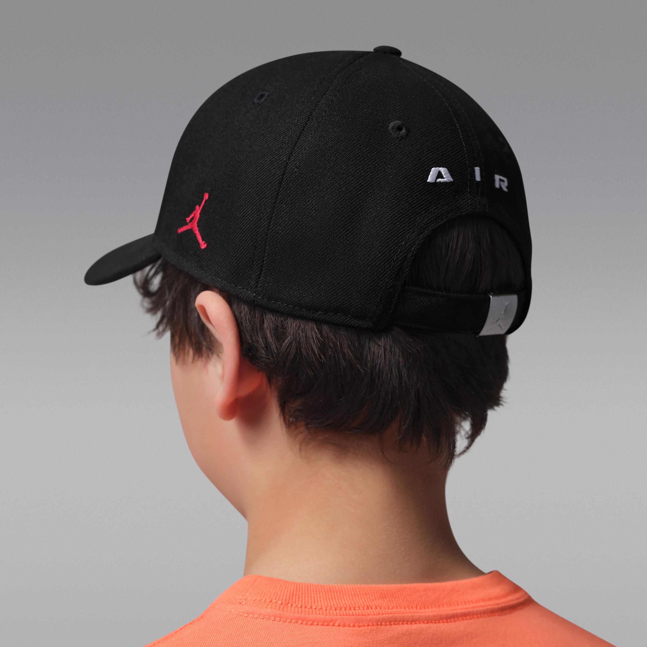 Thumbnail - Jordan strukturierte Strapback-Cap (ältere Kinder) - Schwarz