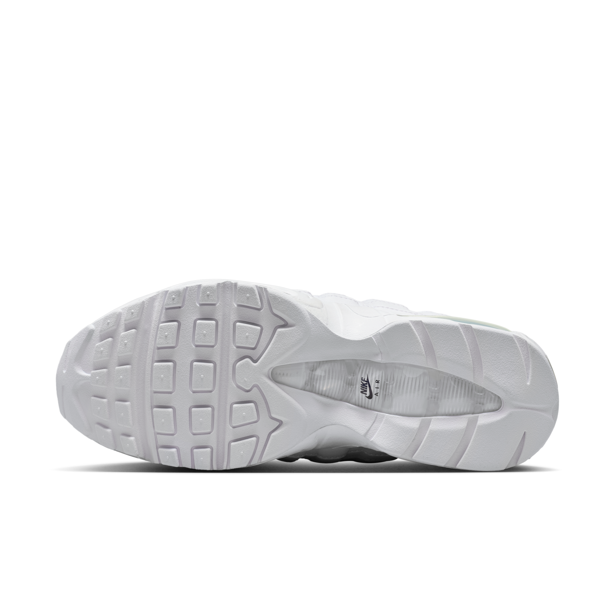 Nike Air Max 95 Big Bubble damesschoenen met accenten met reflecterend design - Wit - IB6397-100