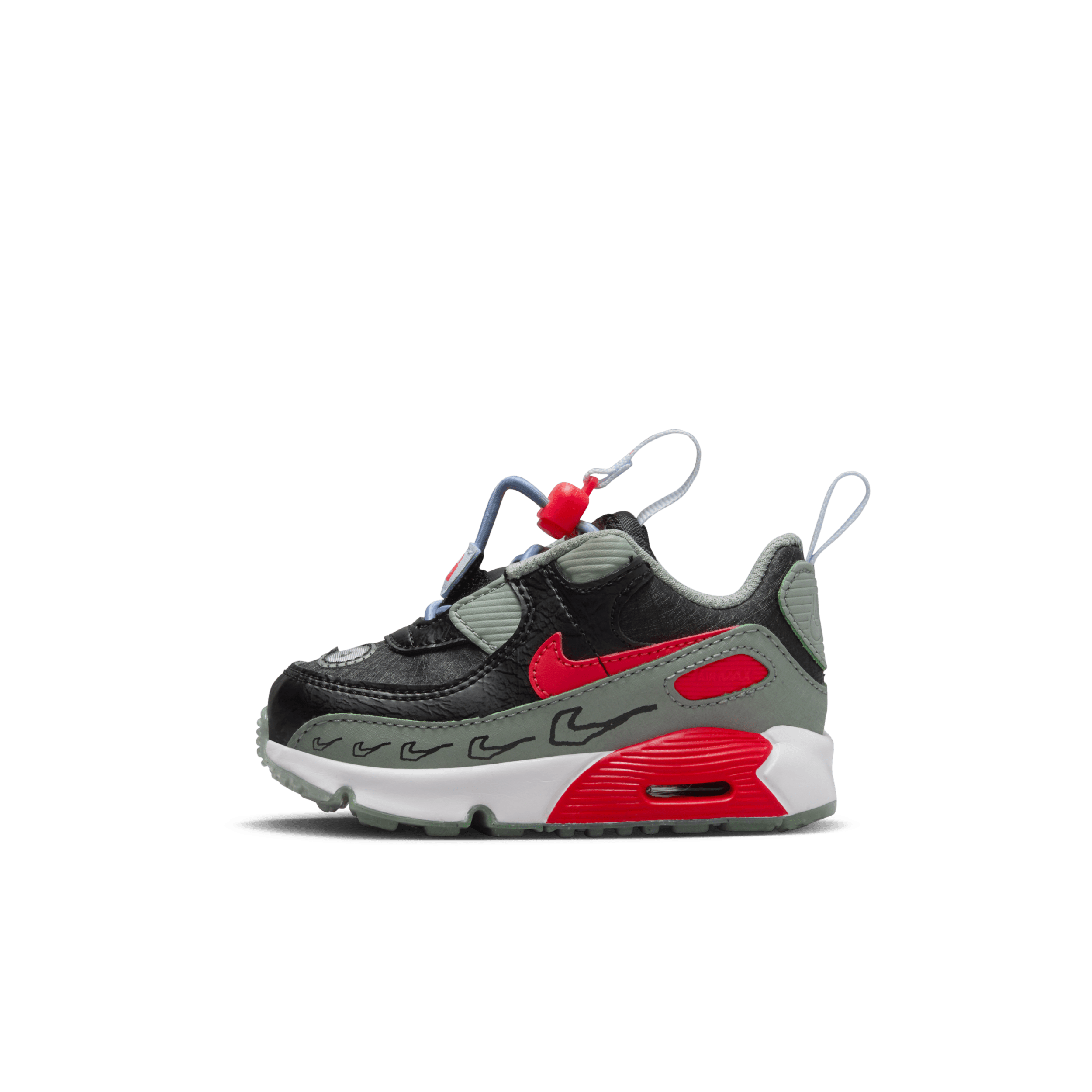 Nike Air Max 90 Toggle SE Schoenen voor baby's peuters Zwart