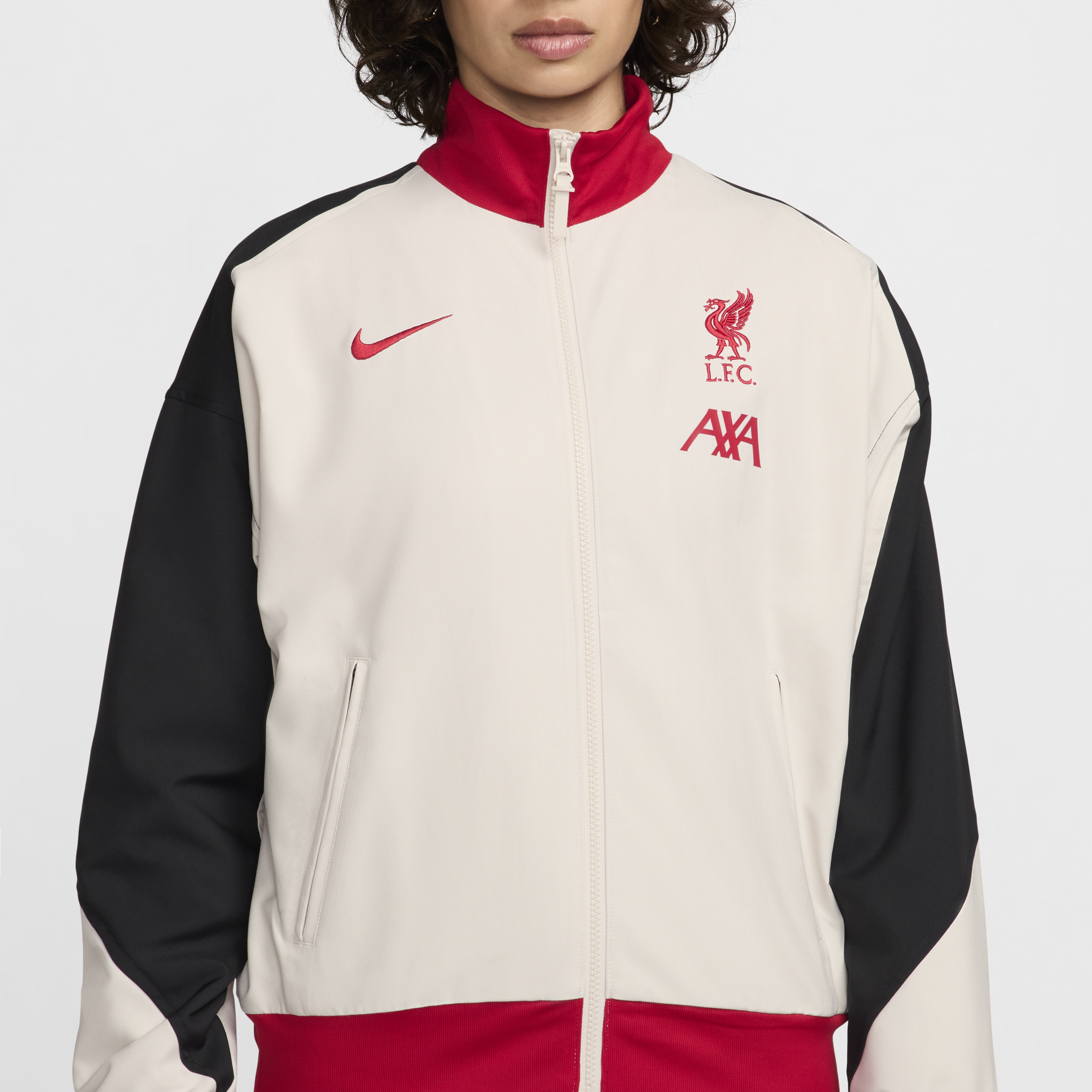 Nike Liverpool FC Strike Dri-FIT voetbaljack voor dames Bruin