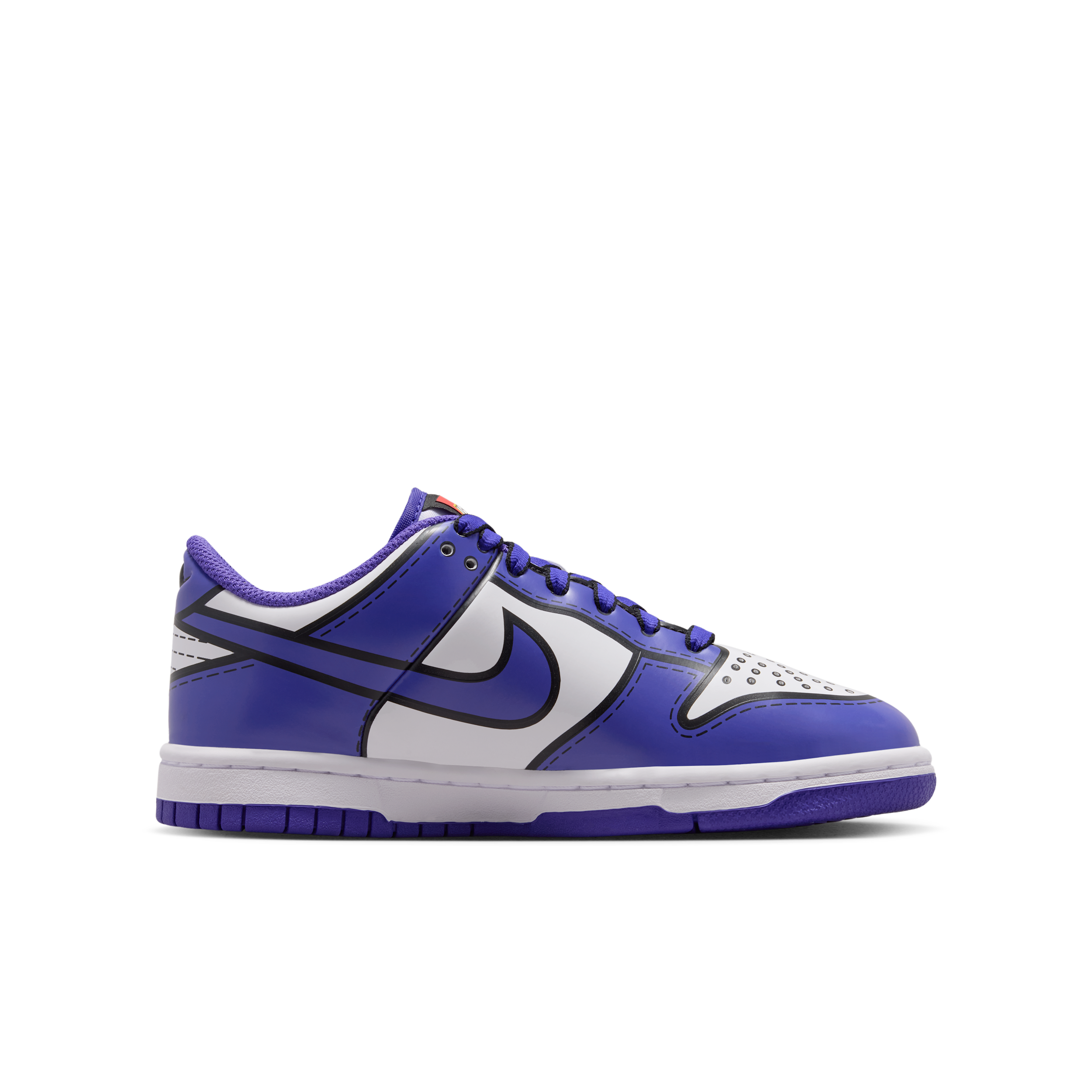 LEGO x Nike Dunk Low GS 'Bright Concord' | Blue | Kid's Size 3.5 - IF2117-102