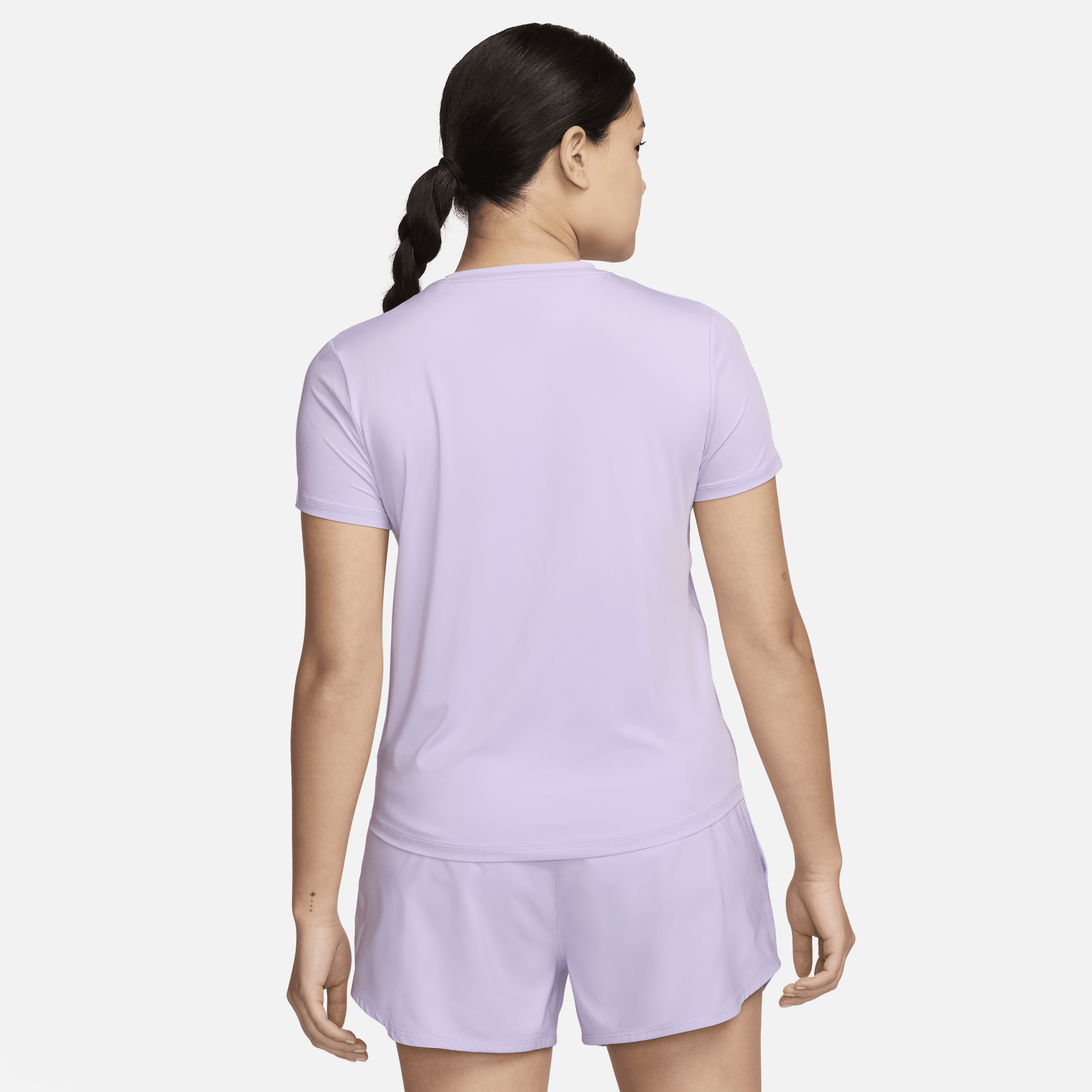 Nike One Classic Dri-FIT damestop met korte mouwen Paars