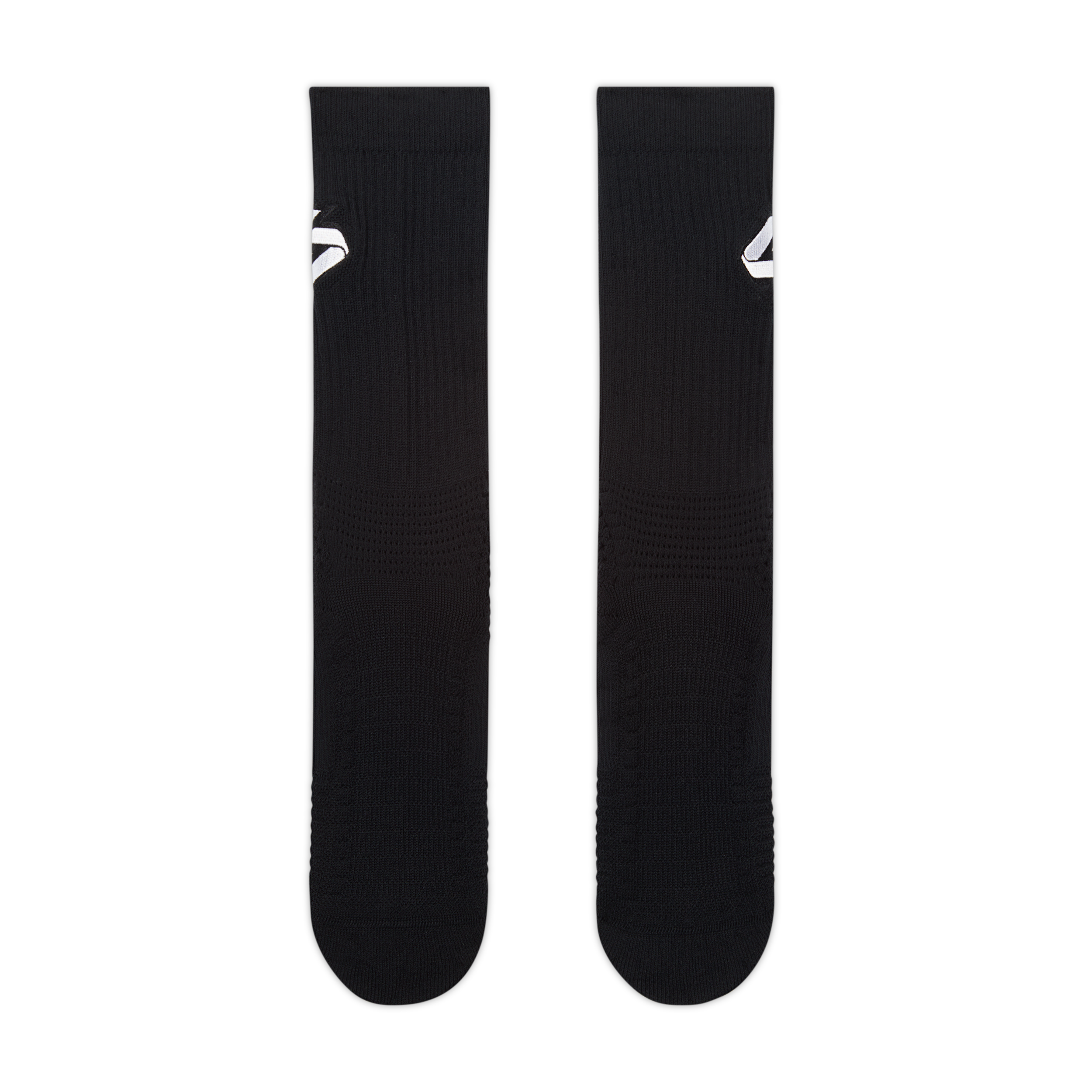 Thumbnail - Luka Elite gepolsterte Crew-Socken - Schwarz