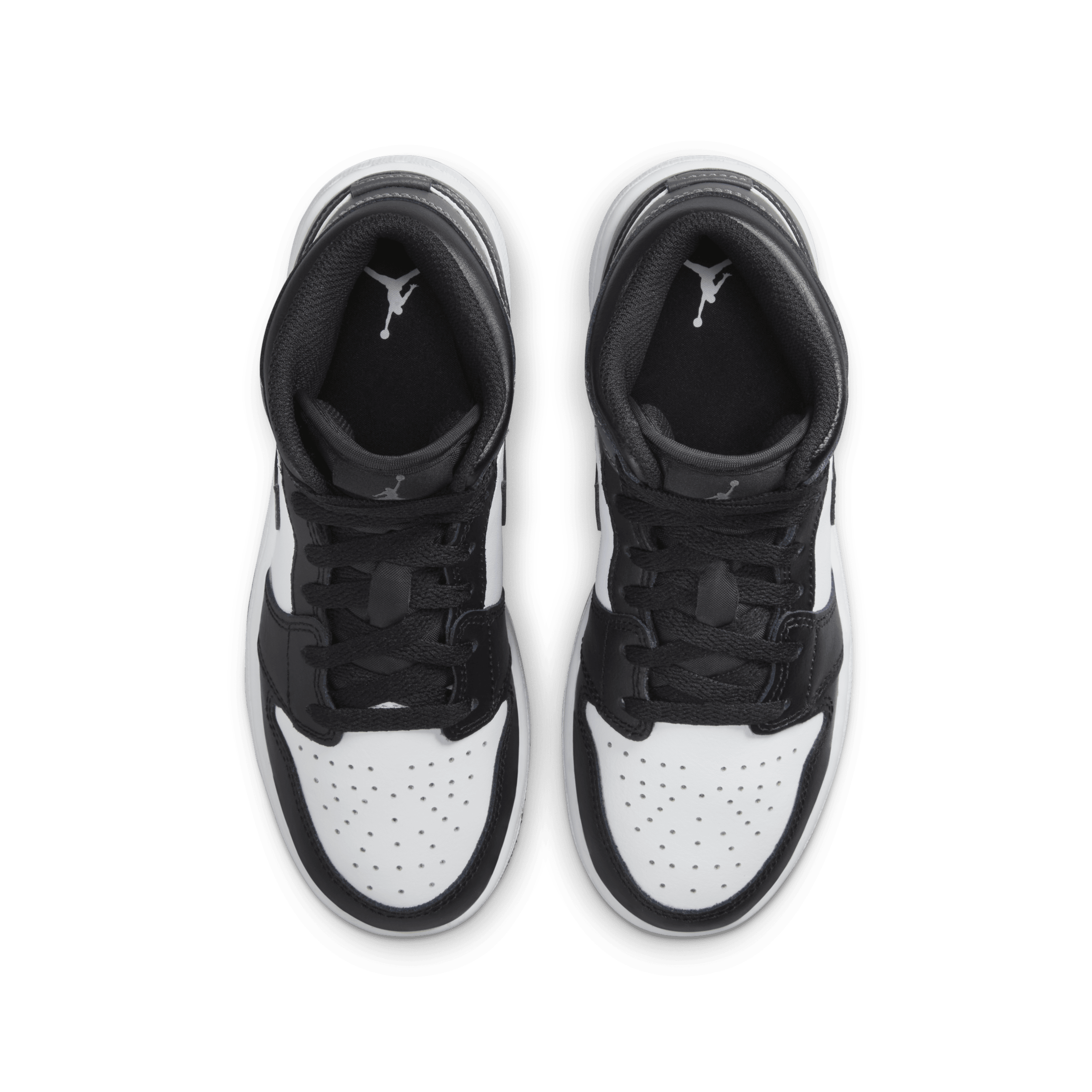 Chaussure Air Jordan 1 Mid pour ado - Noir