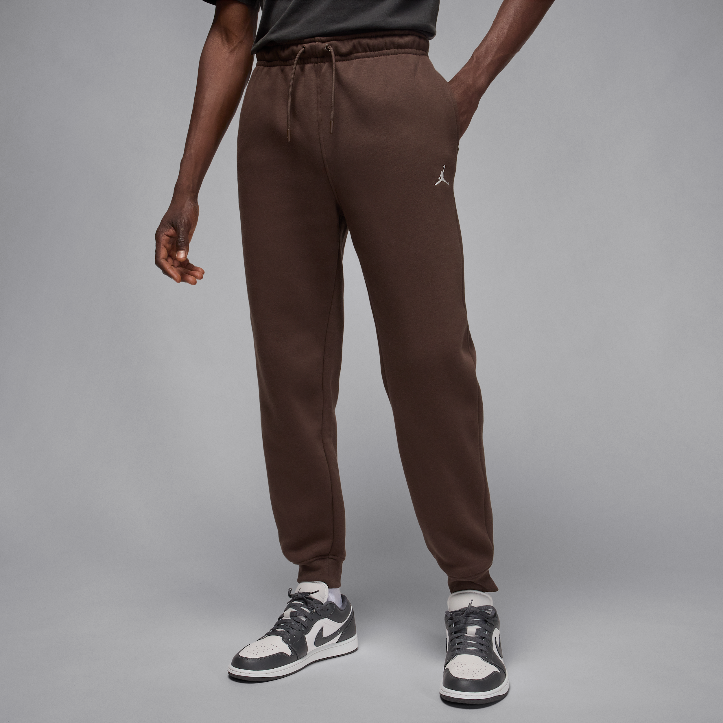 Nike Jordan Brooklyn Fleece Mens Trousers - Brown - Cotton/Polyester