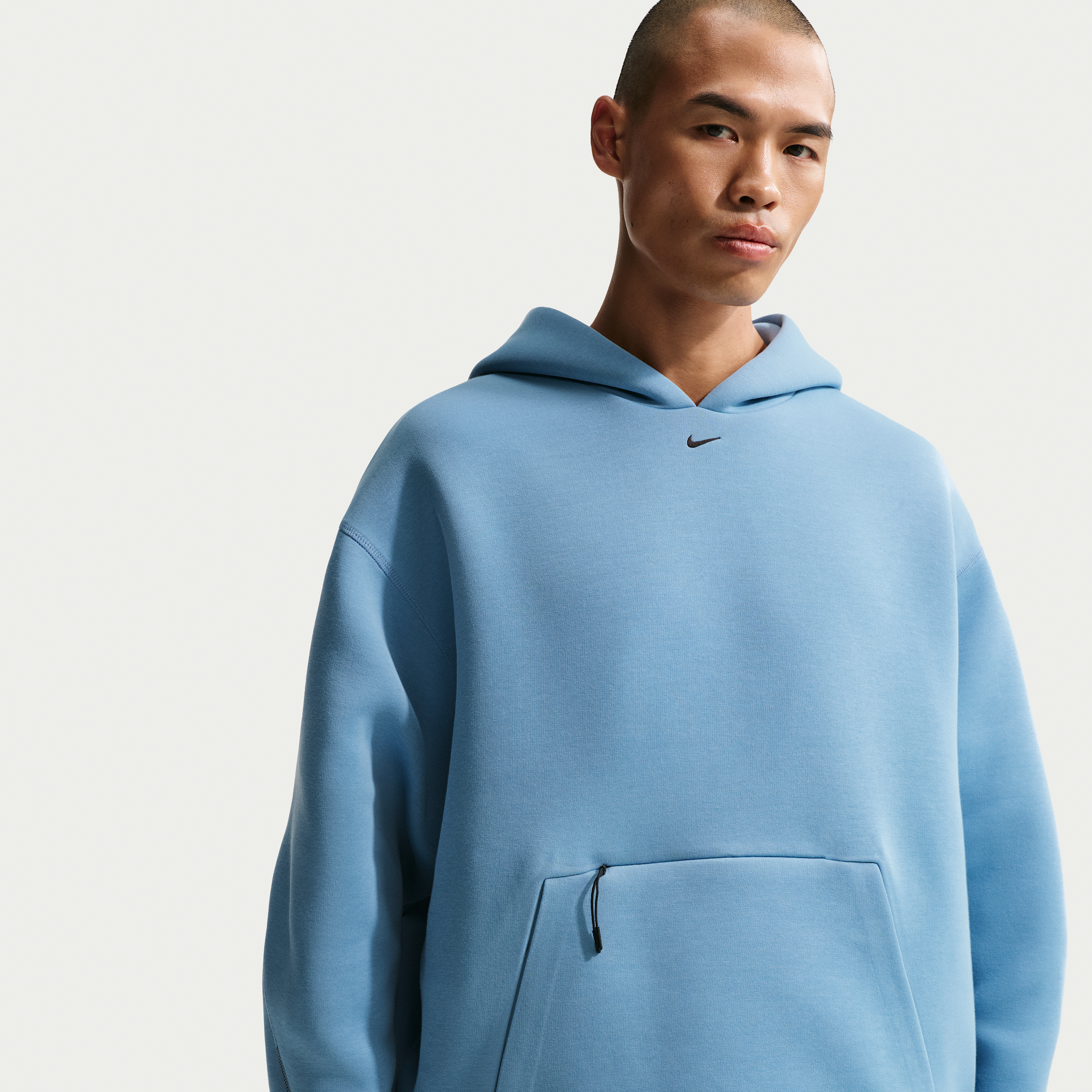 Felpa con cappuccio in fleece Nike Tech – Uomo - Blu