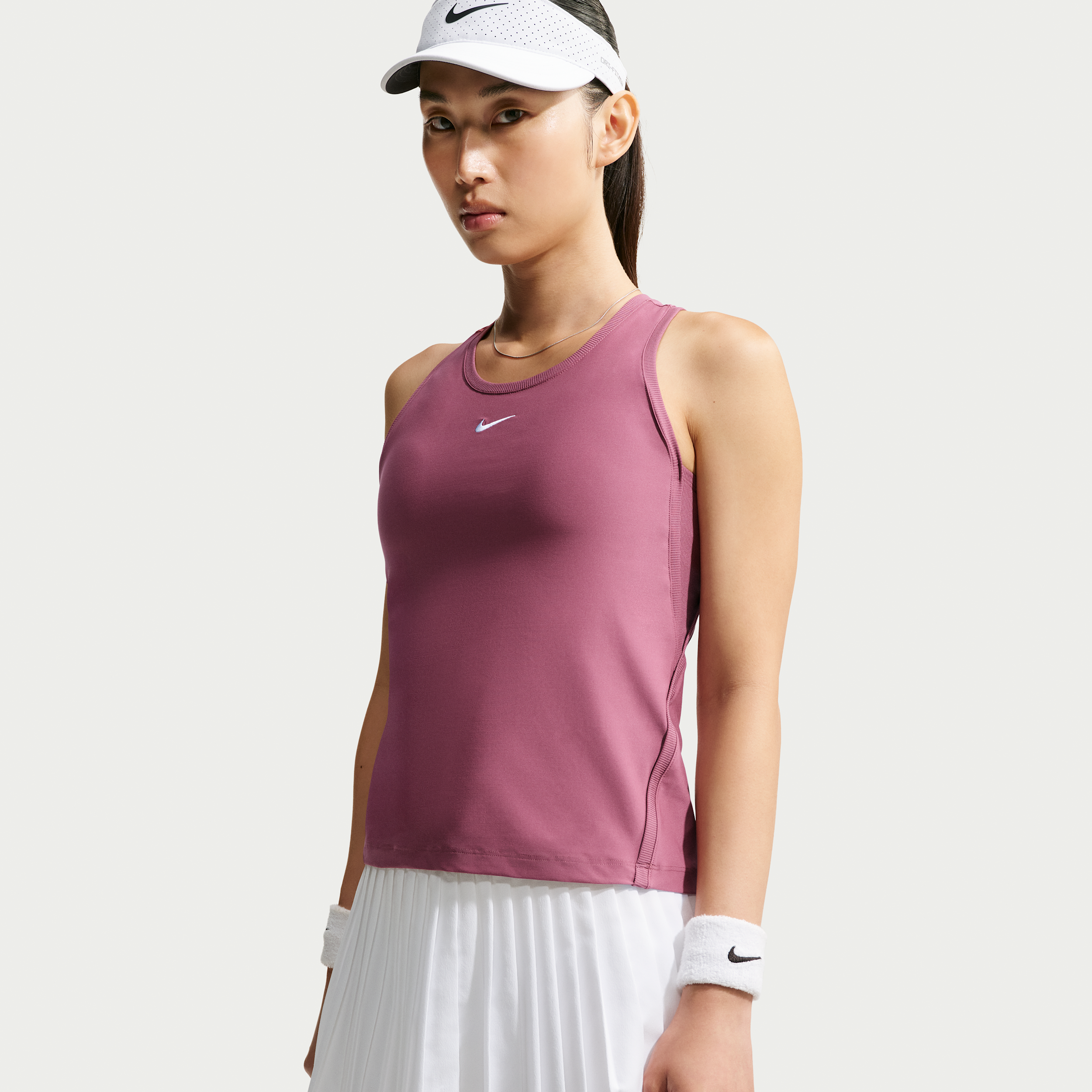 Nike Victory Dri-FIT-tennistanktop til kvinder - rød