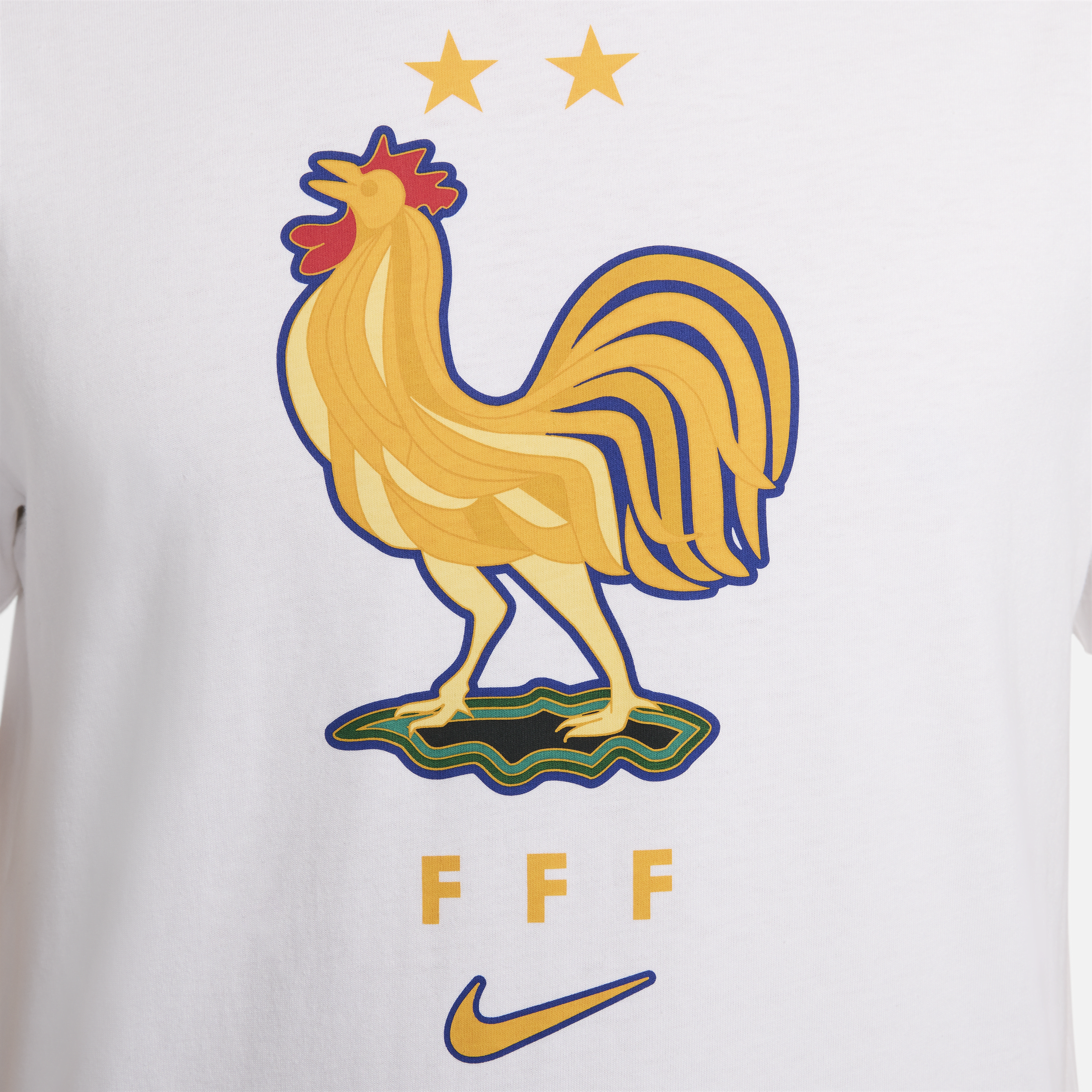 T-shirt Nike Football FFF pour homme - Blanc