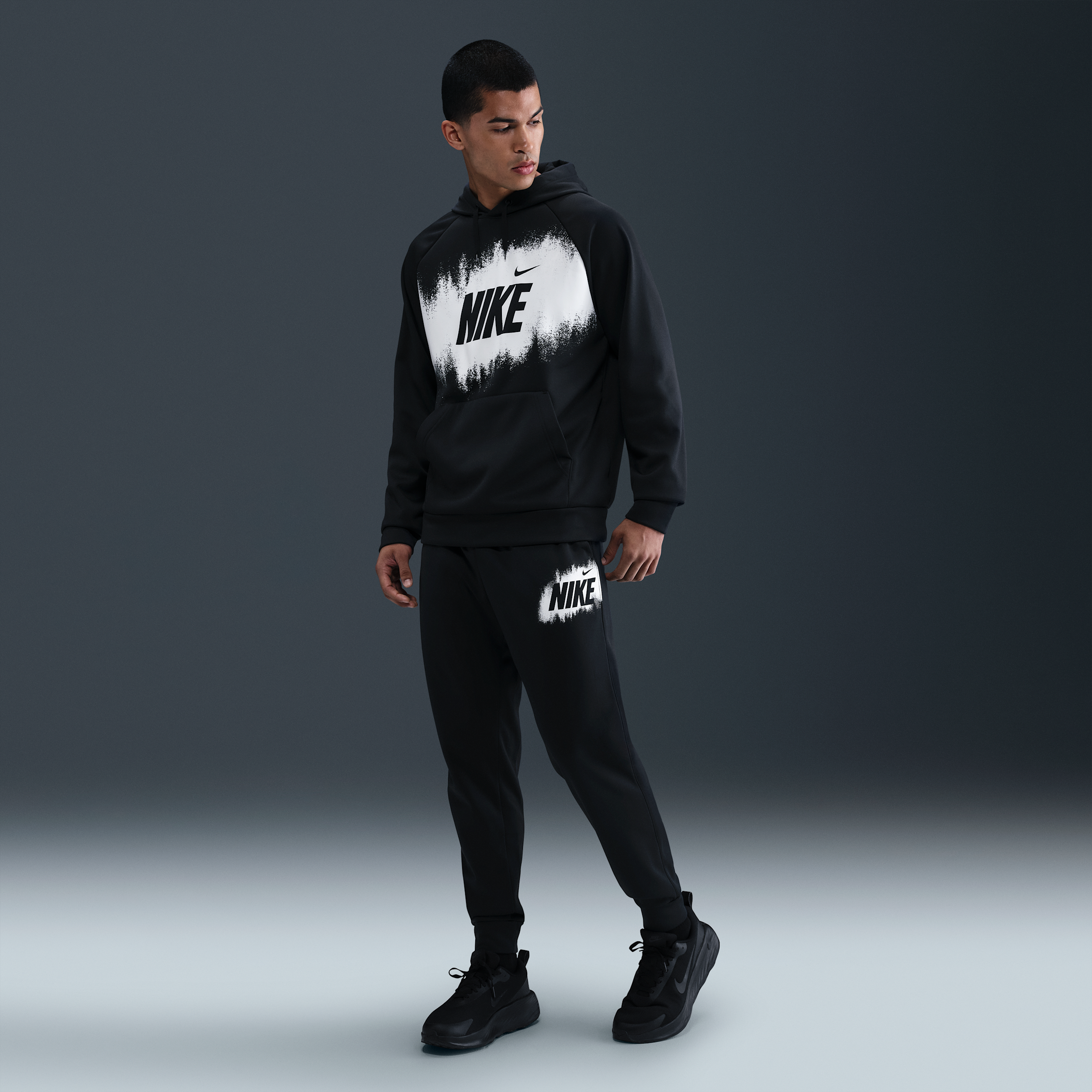 Thumbnail - Nike Therma-FIT Fleece-Jogger für Herren - Schwarz
