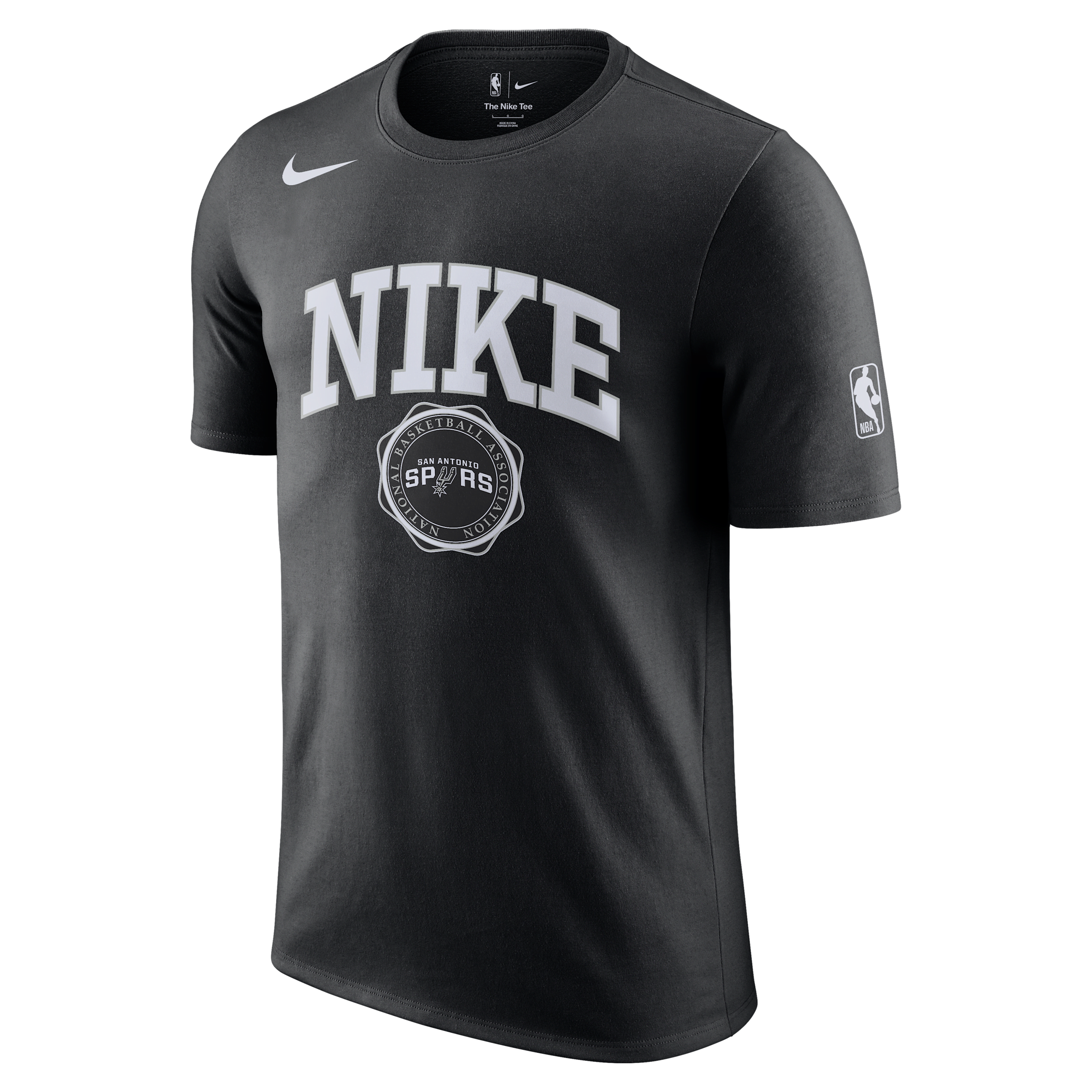 T-shirt Nike NBA San Antonio Spurs Essential pour homme - Noir