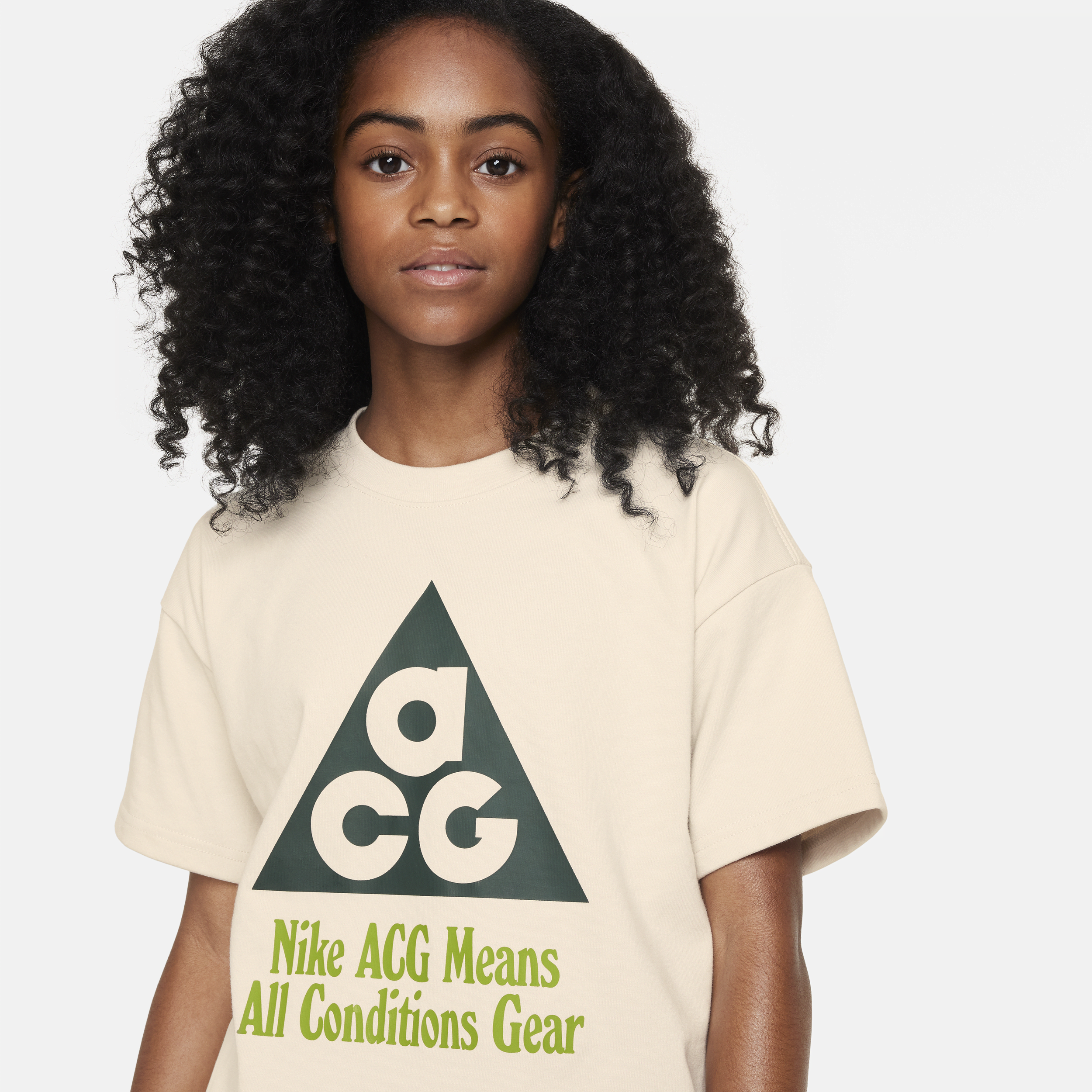 Nike ACG T-shirt voor kids Bruin