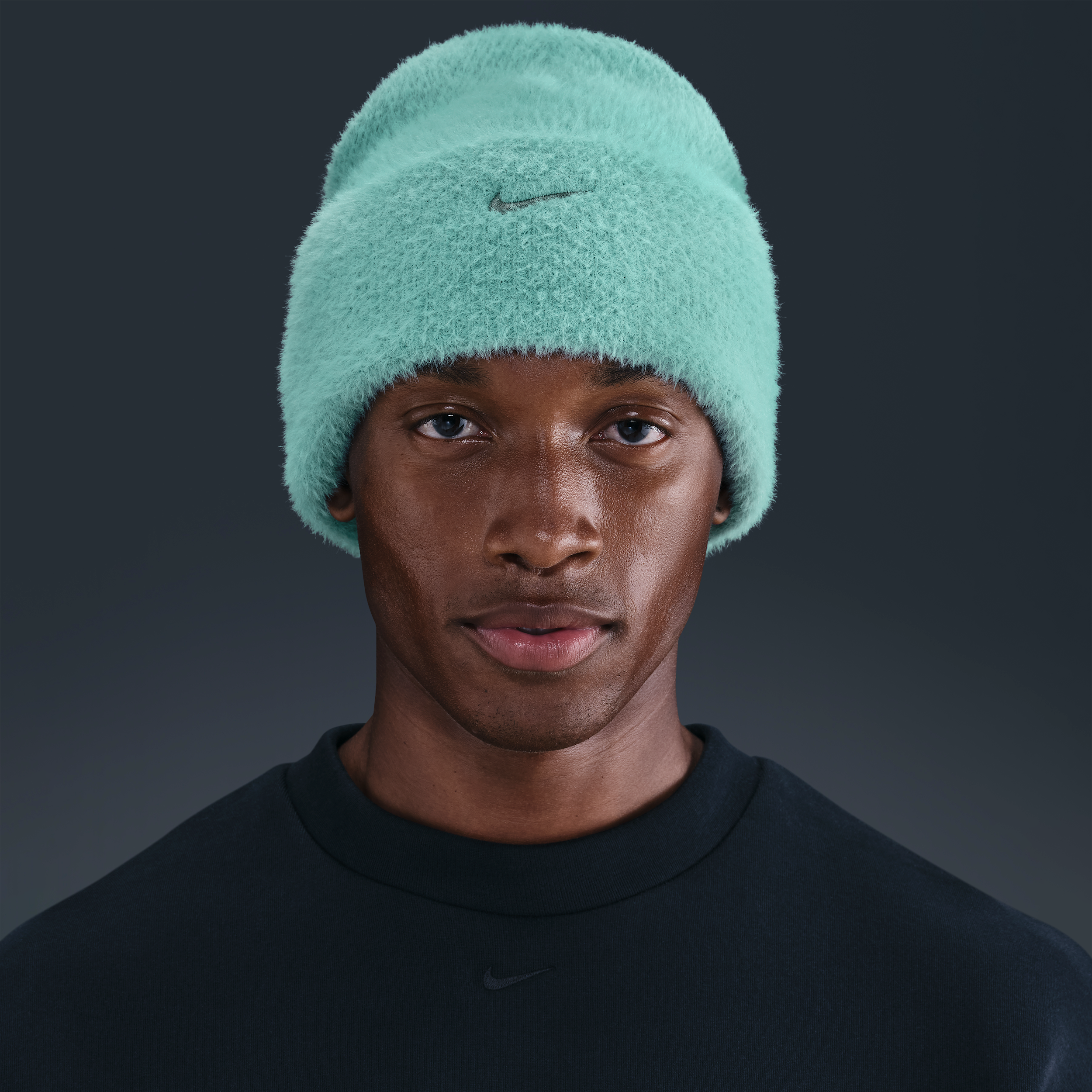Thumbnail - Nike Peak bequeme Beanie - Grün