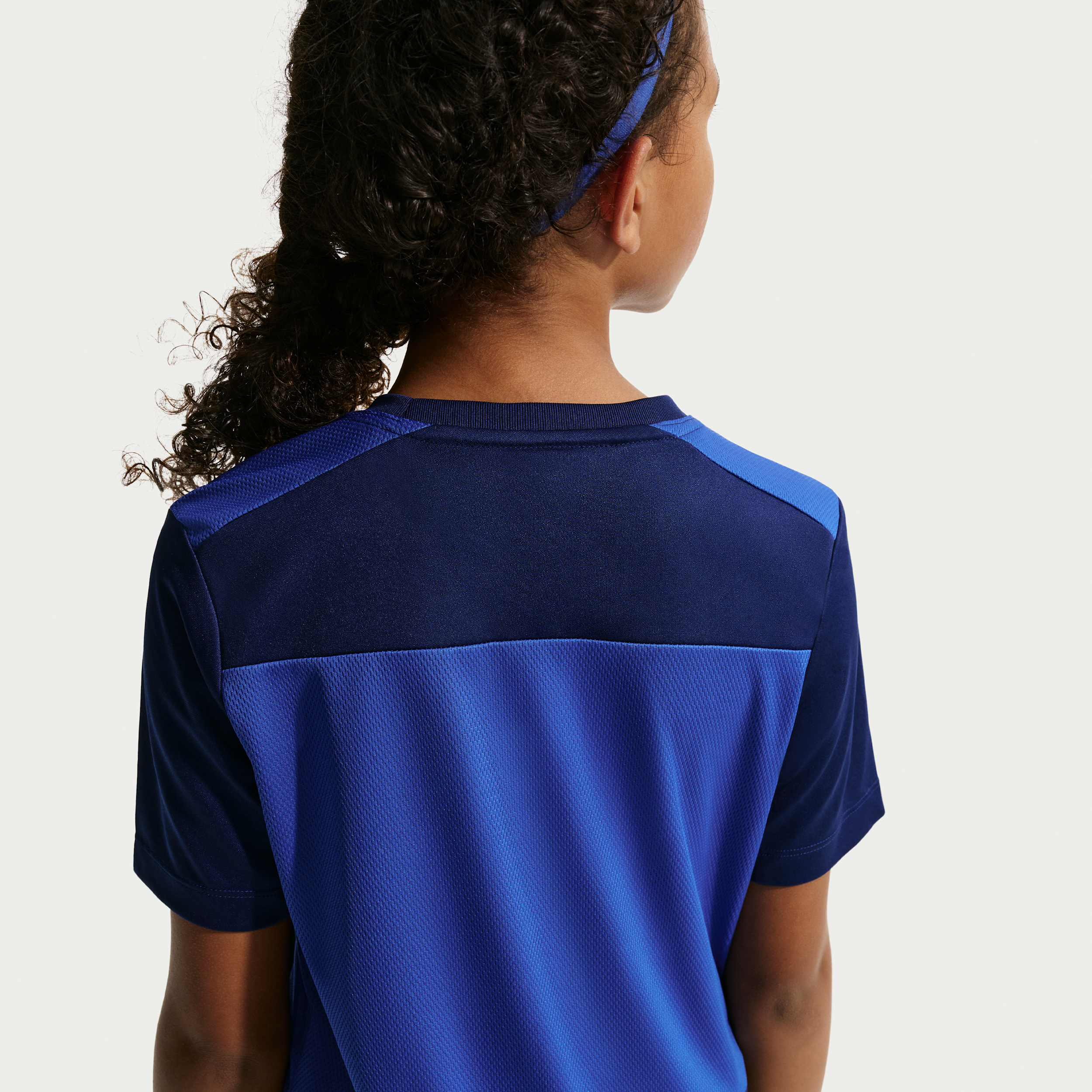 Thumbnail - Nike Academy+ Dri-FIT Kurzarm-Fußballoberteil (ältere Kinder) - Blau