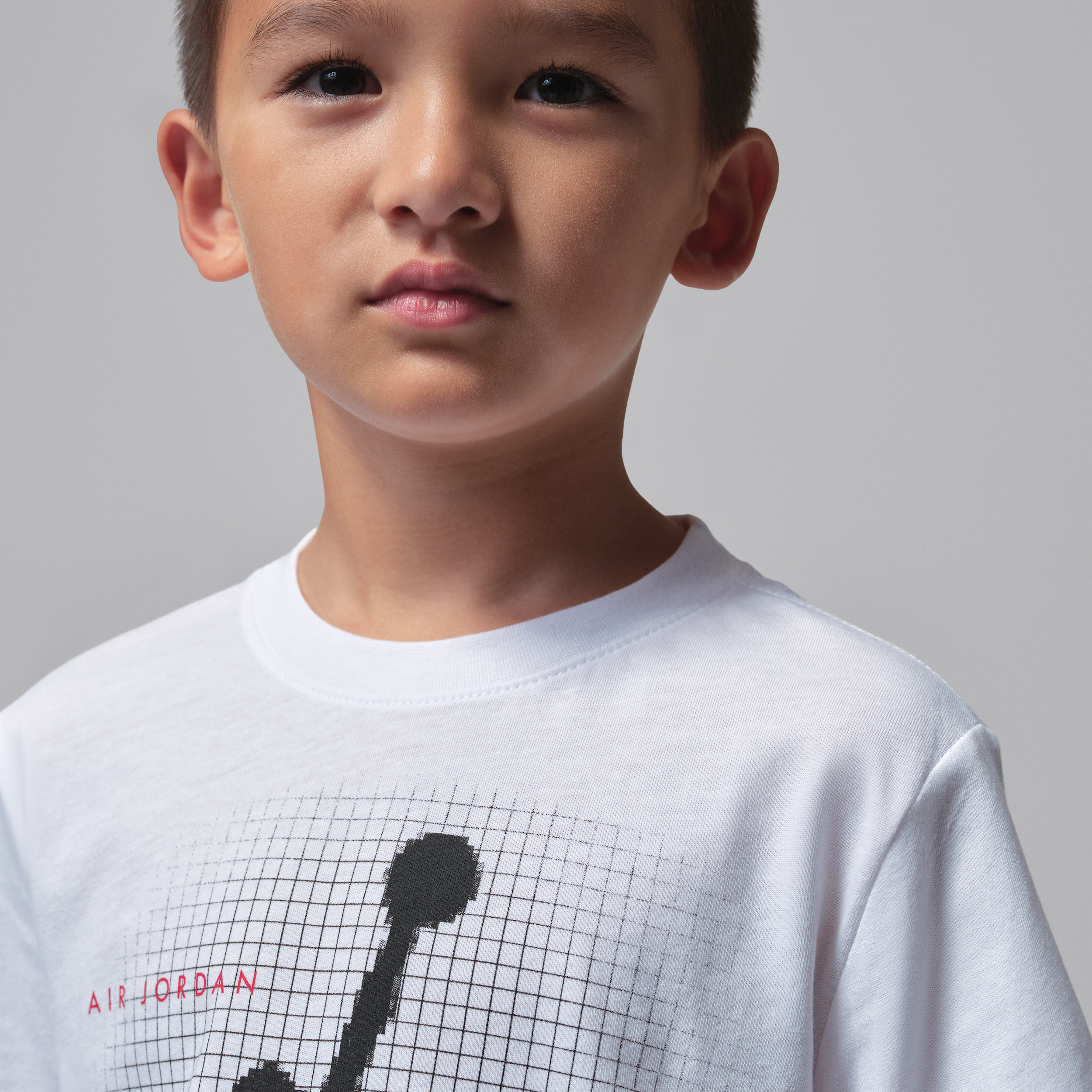 Thumbnail - Jordan Jumpman Grid Blur T-Shirt (jüngere Kinder) - Weiß