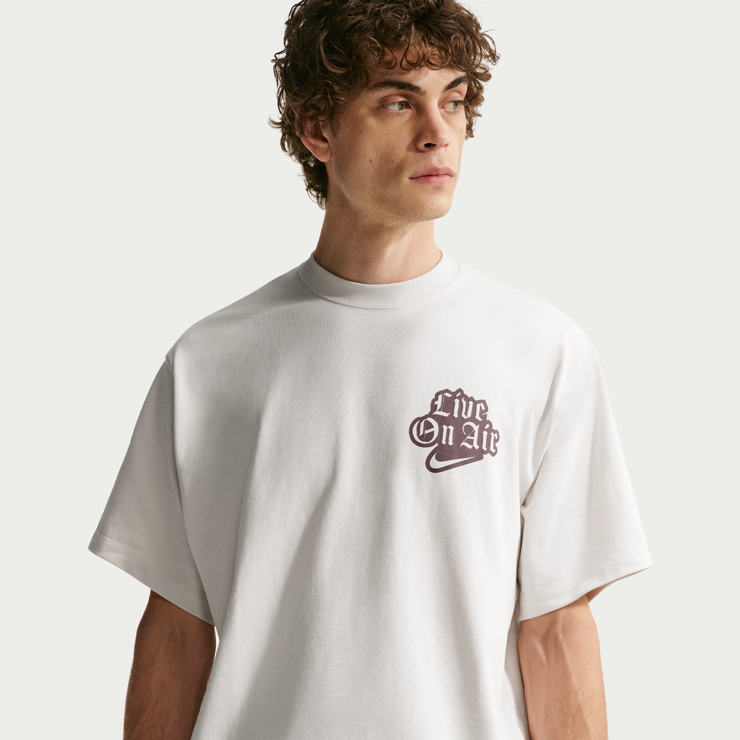 Thumbnail - Nike Solo Swoosh T-Shirt (Herren) - Grau