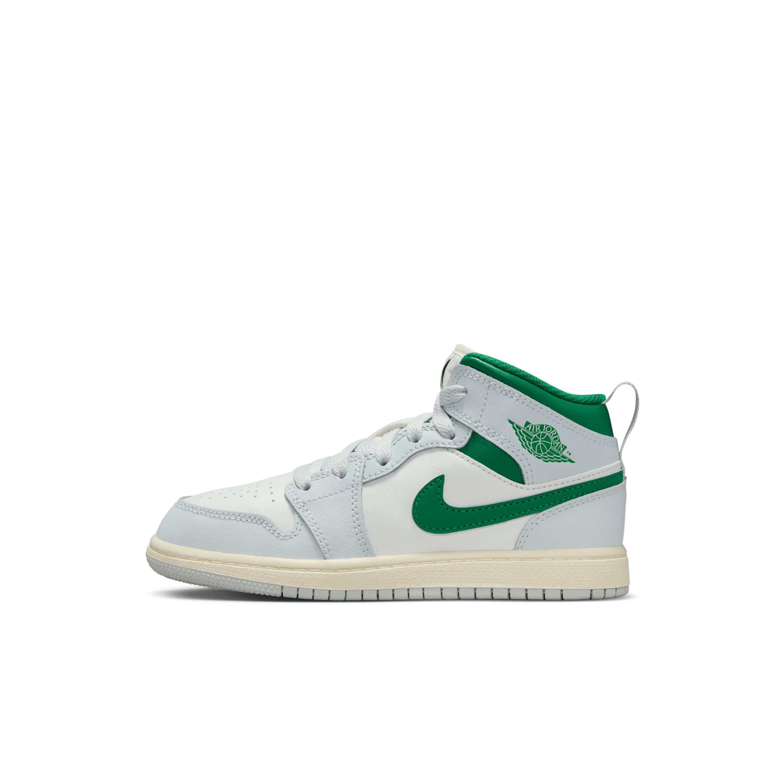 Chaussure Jordan 1 Mid pour jeune enfant - Blanc