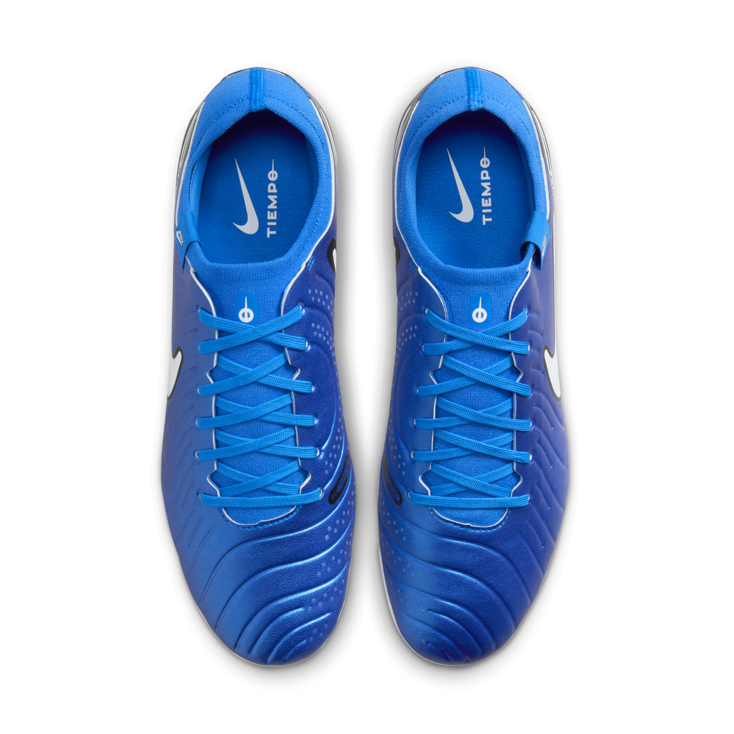 Chaussure de foot basse à crampons pour terrain sec Nike Tiempo Legend 10 Pro - Bleu