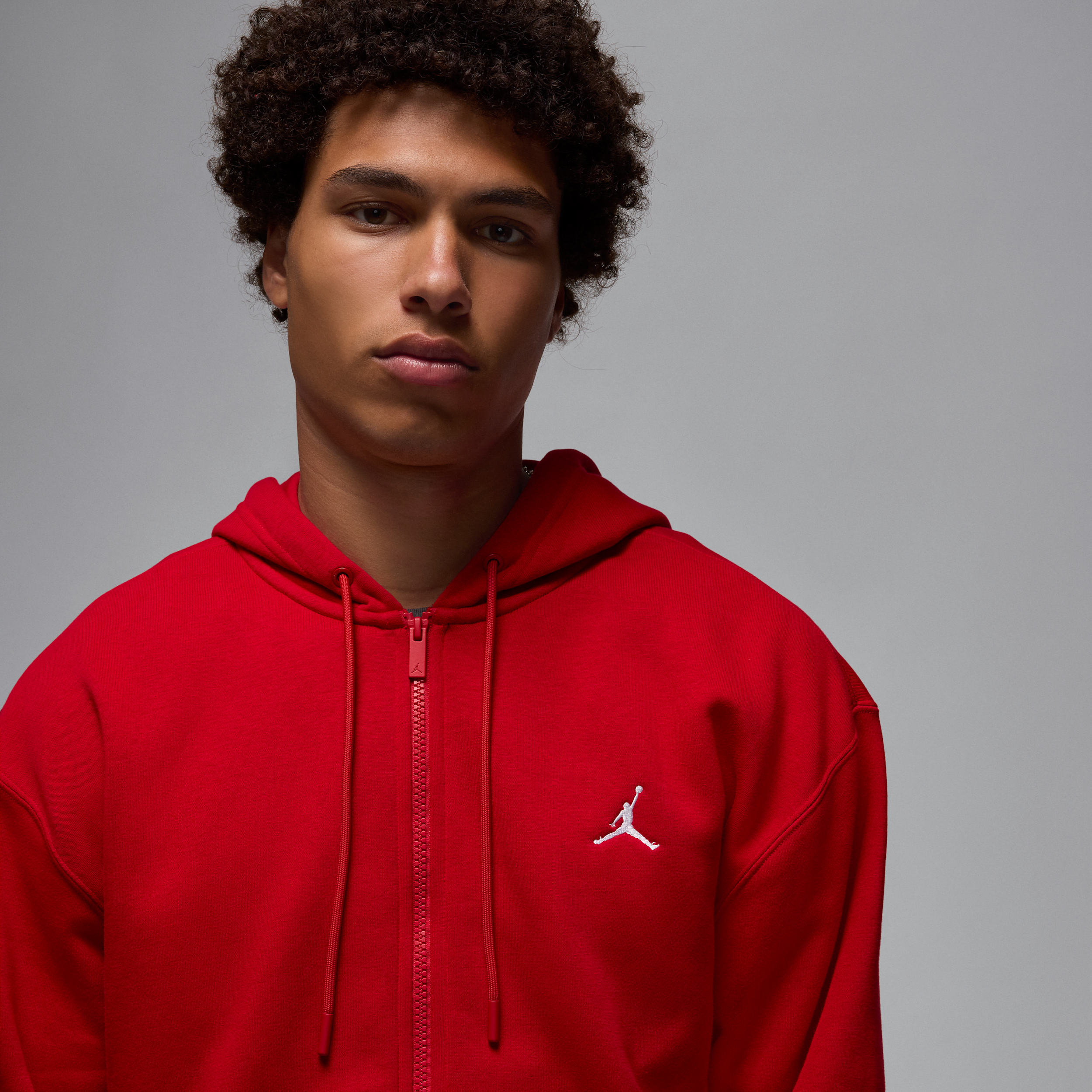 Thumbnail - Jordan Brooklyn Fleece Kapuzenjacke (Herren) - Rot