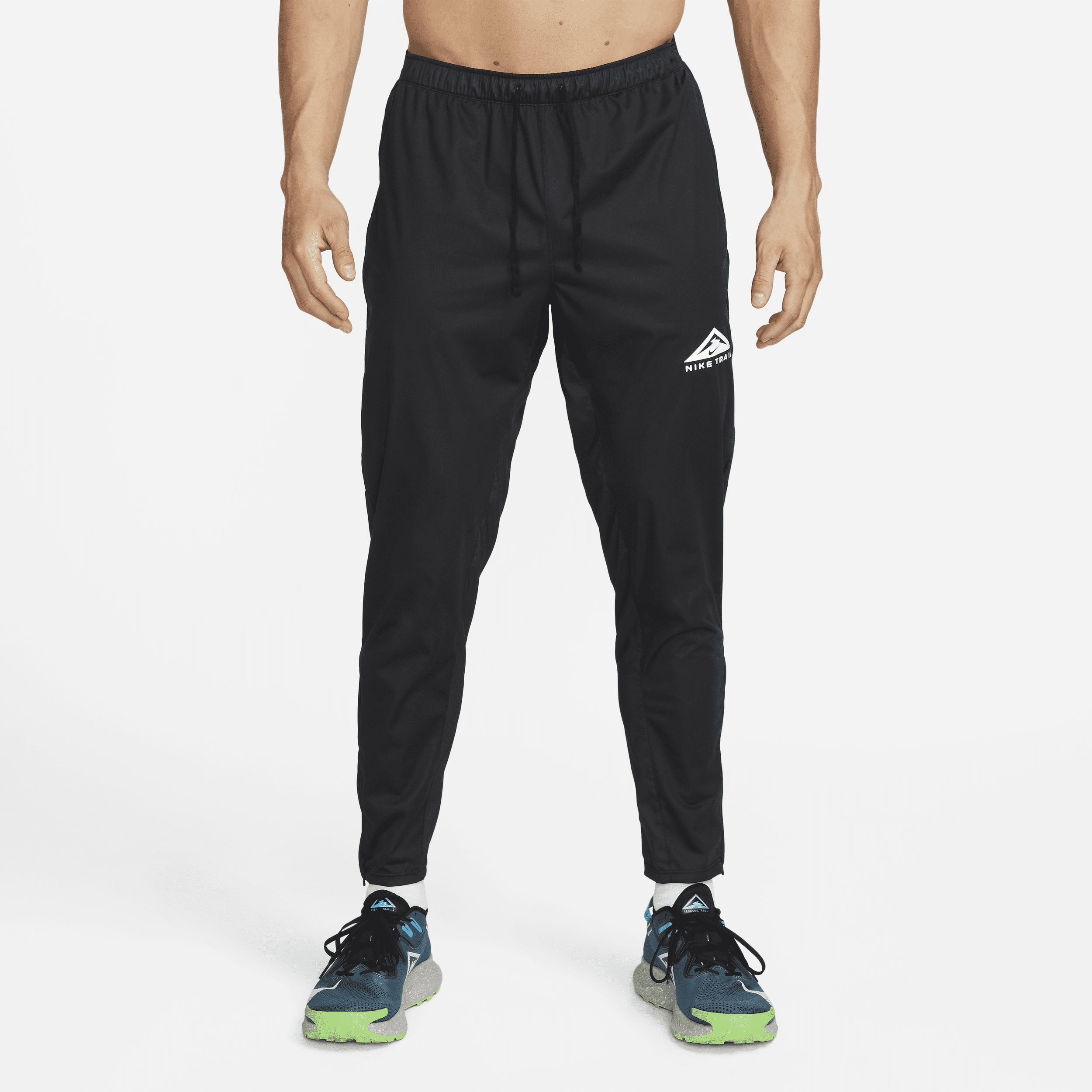 Ανδρικό πλεκτό παντελόνι για τρέξιμο σε ανώμαλο δρόμο Nike Dri-FIT Phenom Elite - Μαύρο