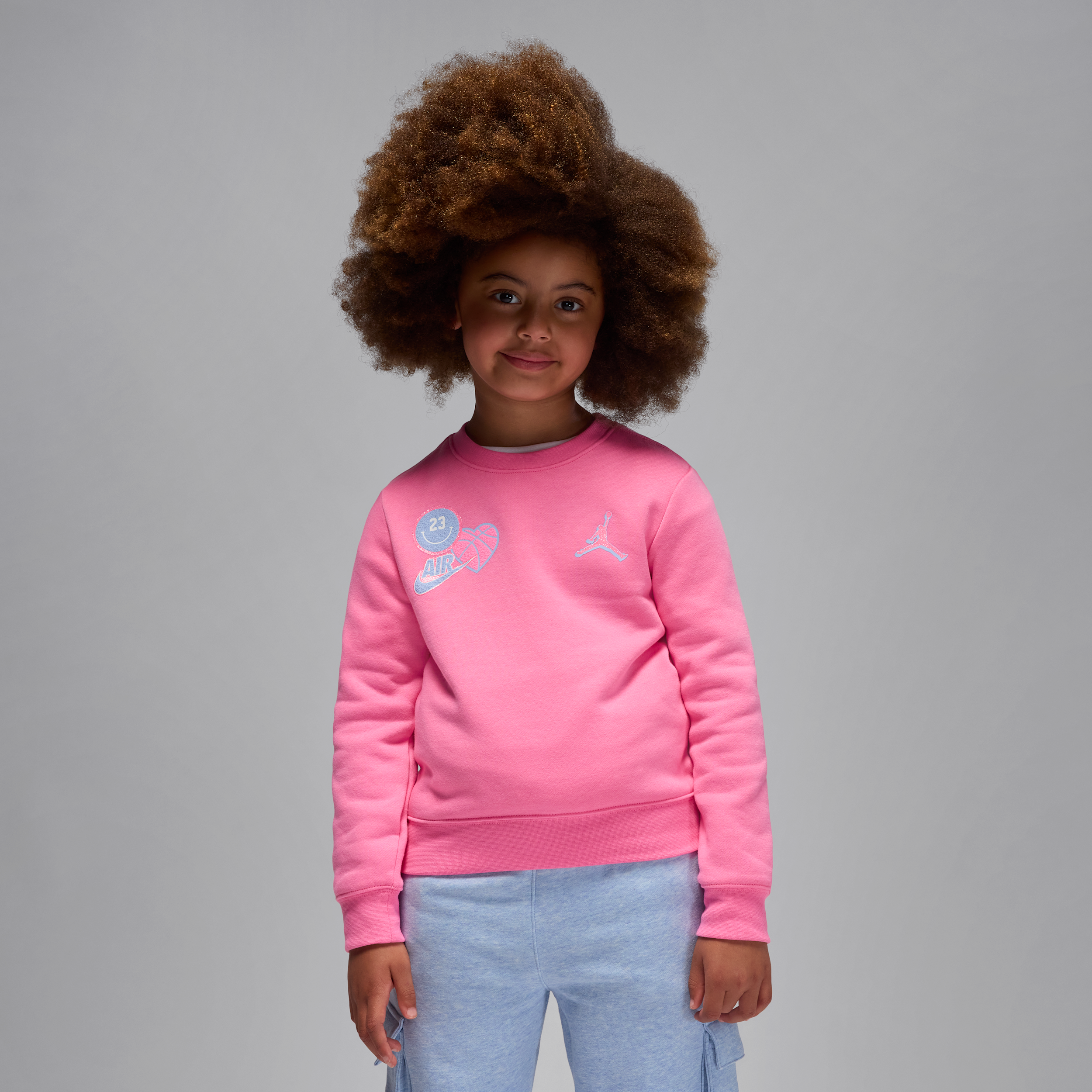 Thumbnail - Jordan Blue Jeans und Bling 2-teiliges Hosen-Set (Kleinkinder) - Blau