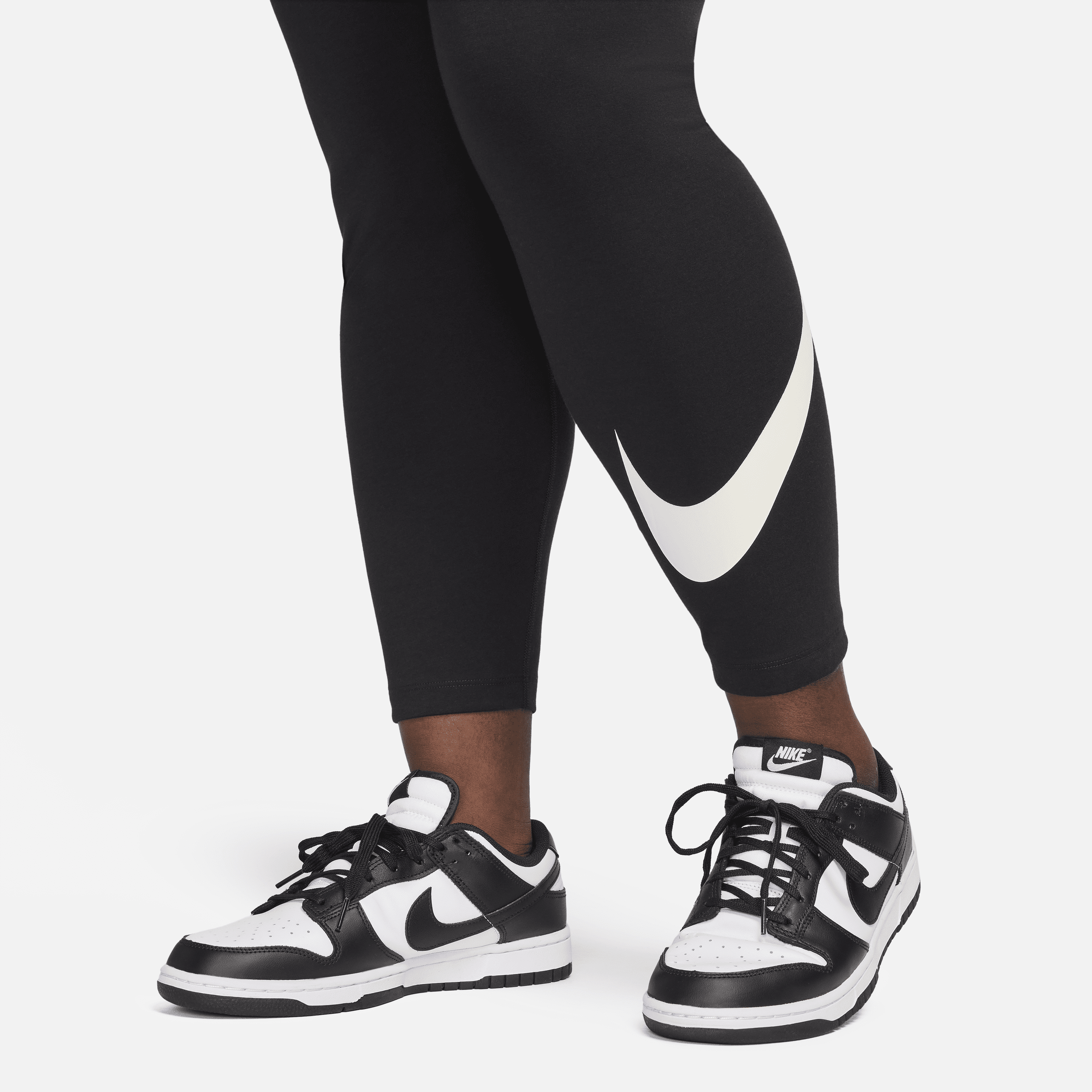 nike leggings with swoosh on leg