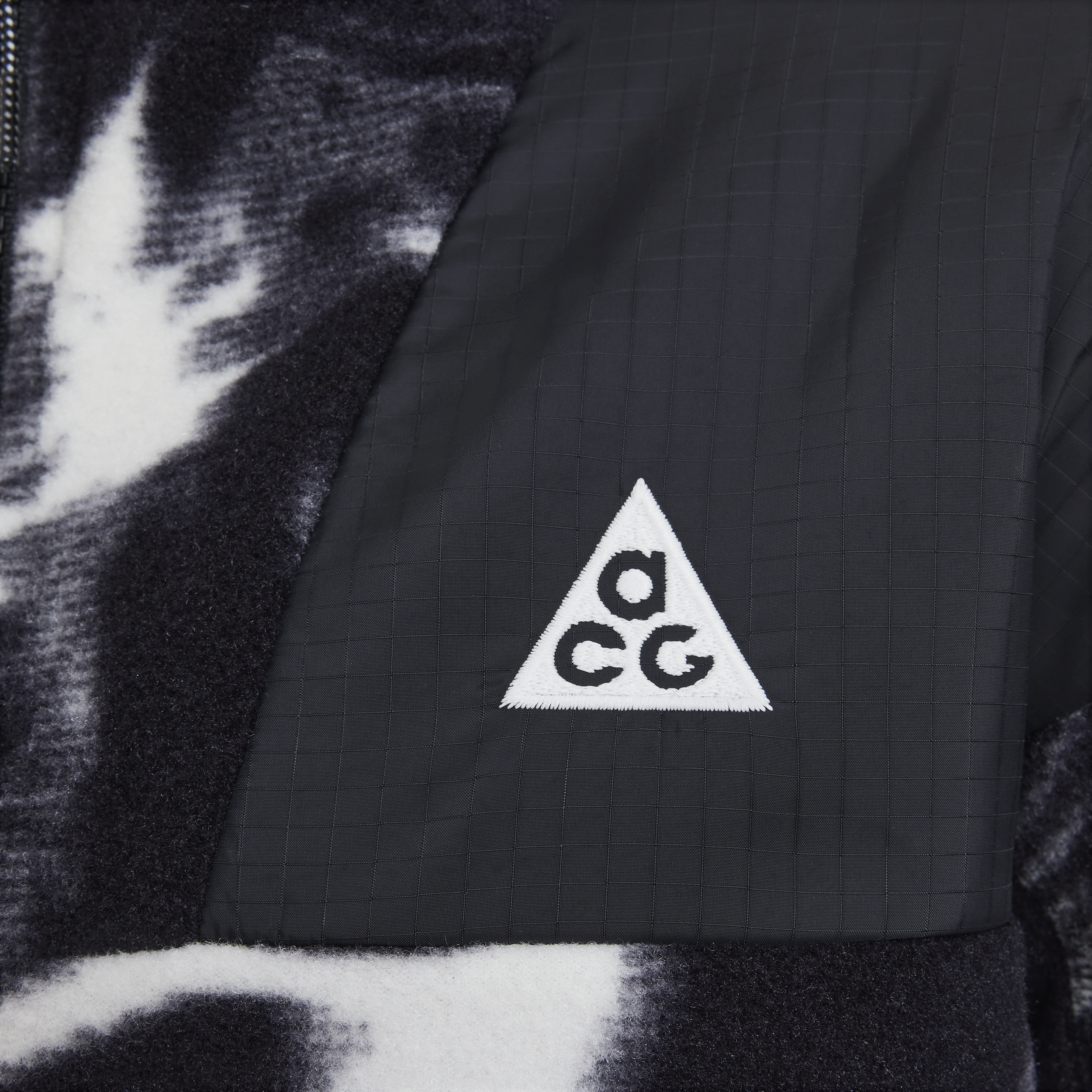Nike ACG 'Wolf Tree' hoodie met rits voor kids Zwart