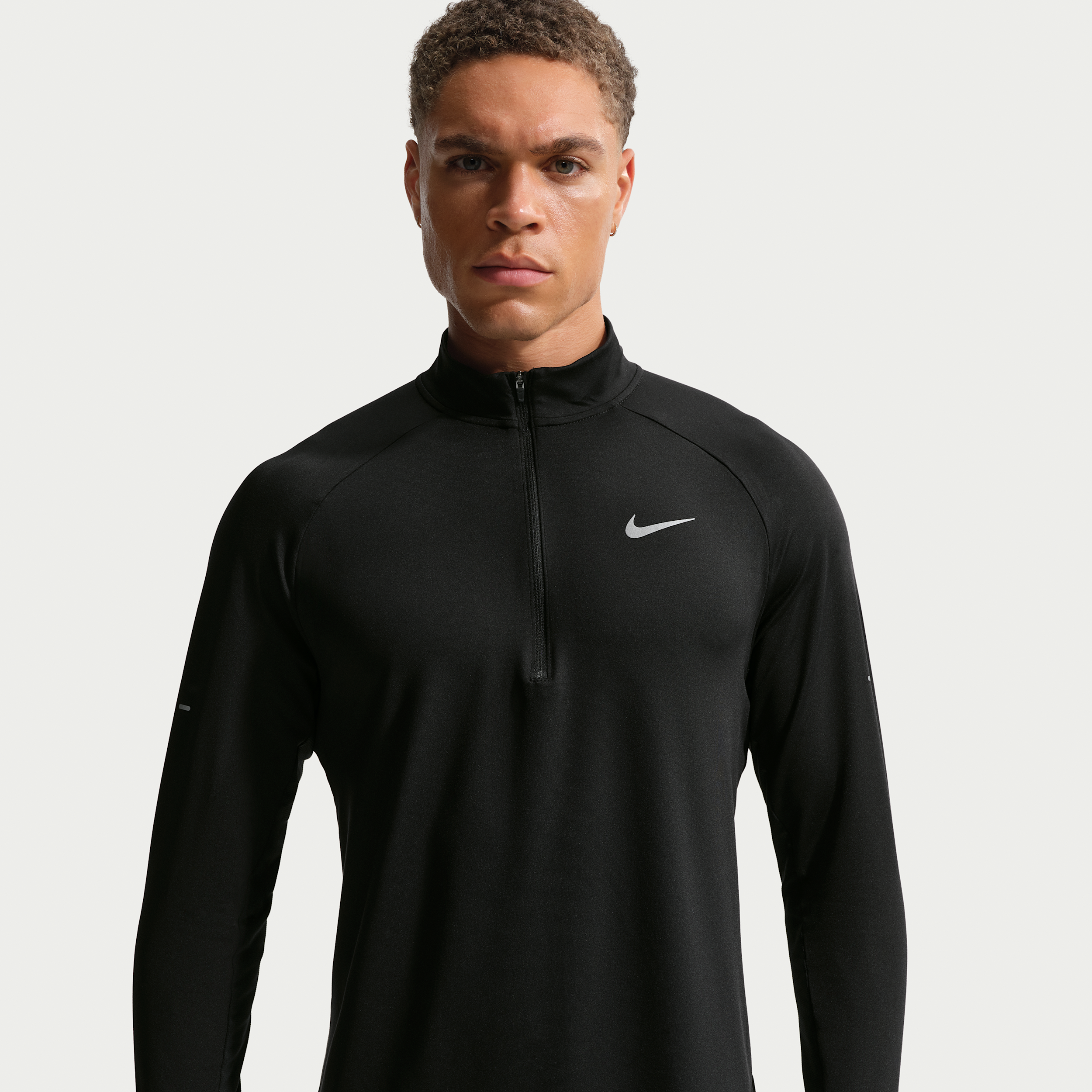 Thumbnail - Nike Stride Dri-FIT Realtree® Mid-Layer-Laufoberteil (Herren) - Schwarz