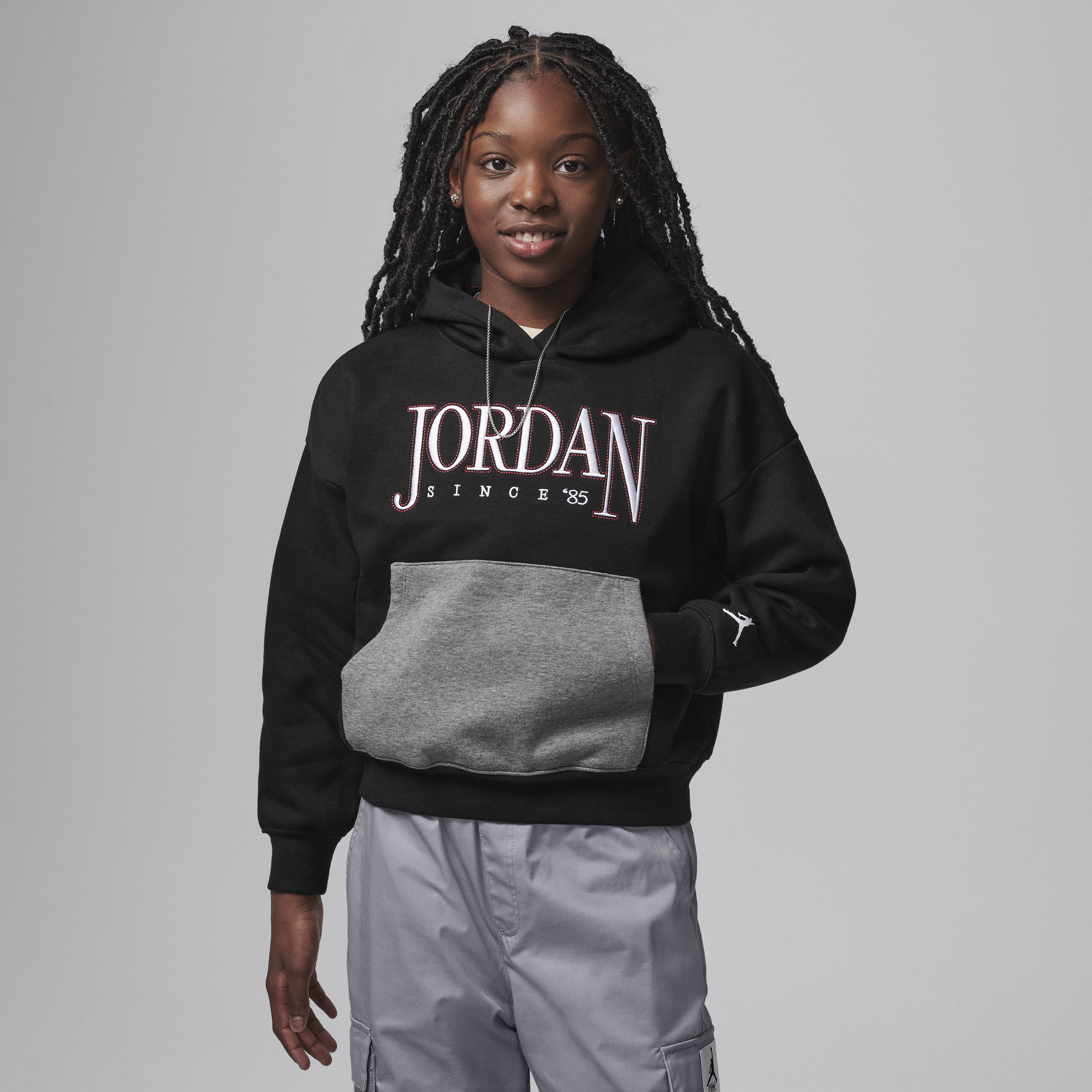 Jordan Fundamentals hoodie voor kids - Zwart