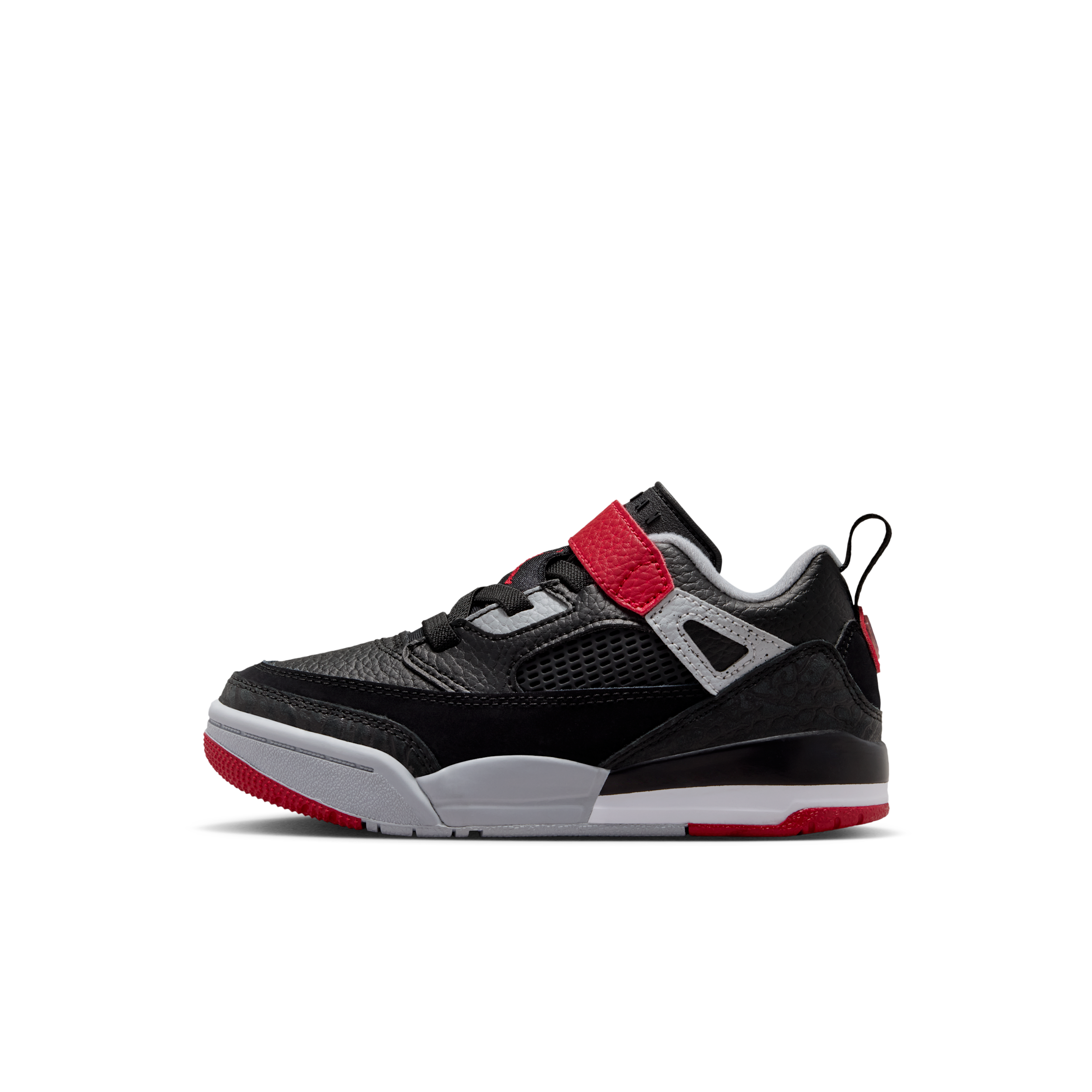 Nike Jordan Spizike Low sneaker Zwart/Wolf Grey/Wit/Gym Red