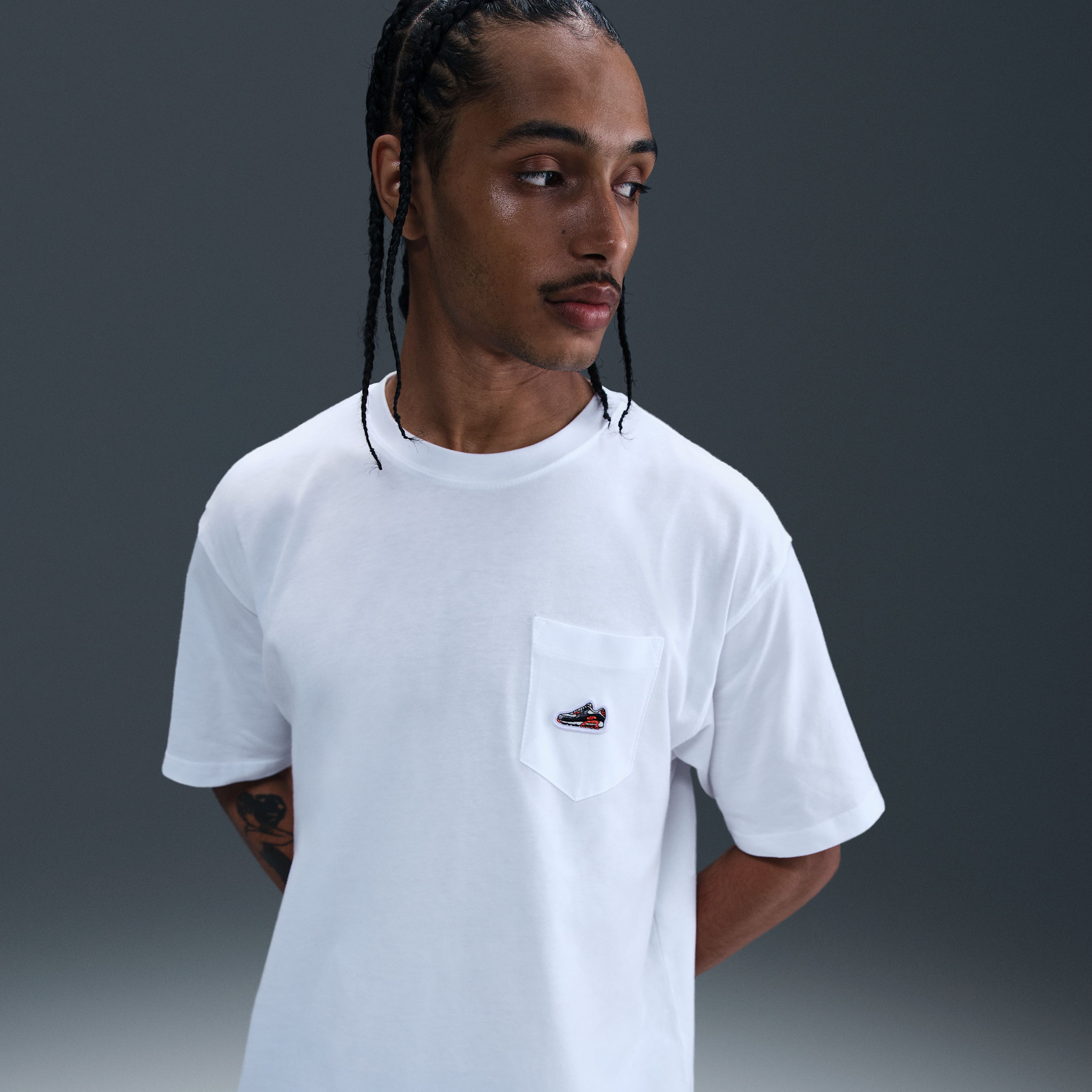 Thumbnail - Nike Sportswear Air Max 90 Herren-T-Shirt - Weiß